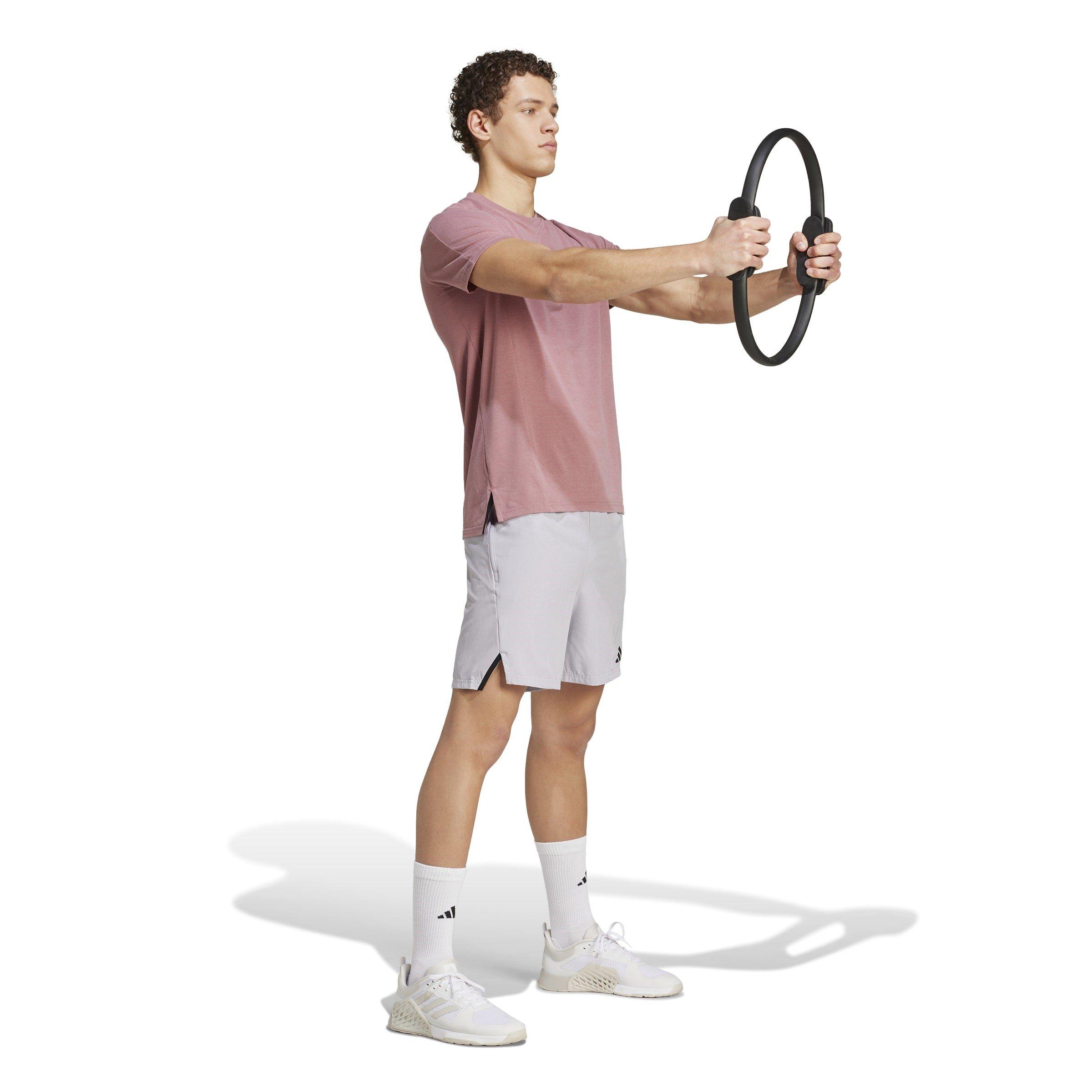 Pre Crimson Mel - adidas - Short-Sleeve Performance Gym Top - 6