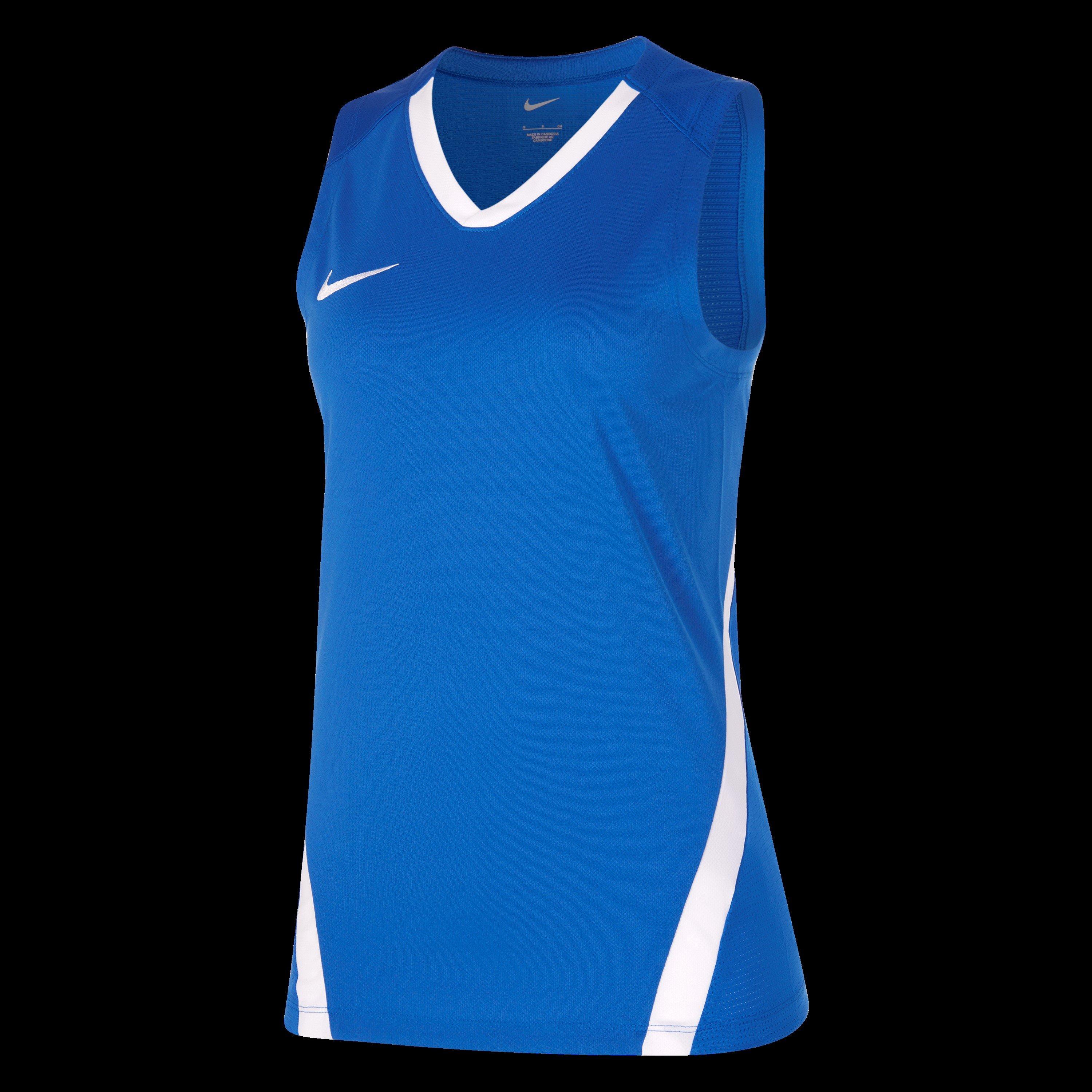 Nike Women's Short Sleeve Performance T-Shirt - Royal/White - 10 (S)