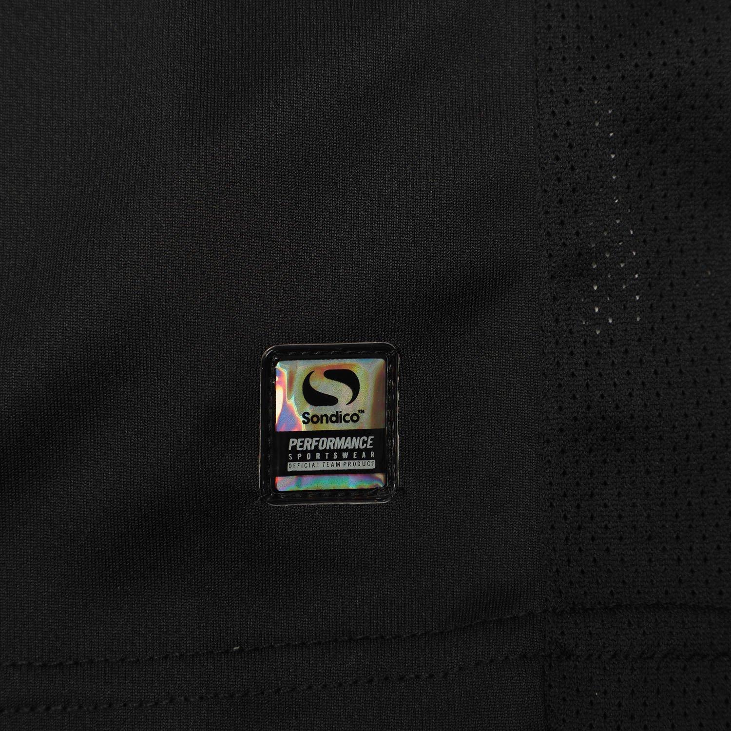 Black/Charcoal - Sondico - Short-Sleeve Performance T-Shirt - 4