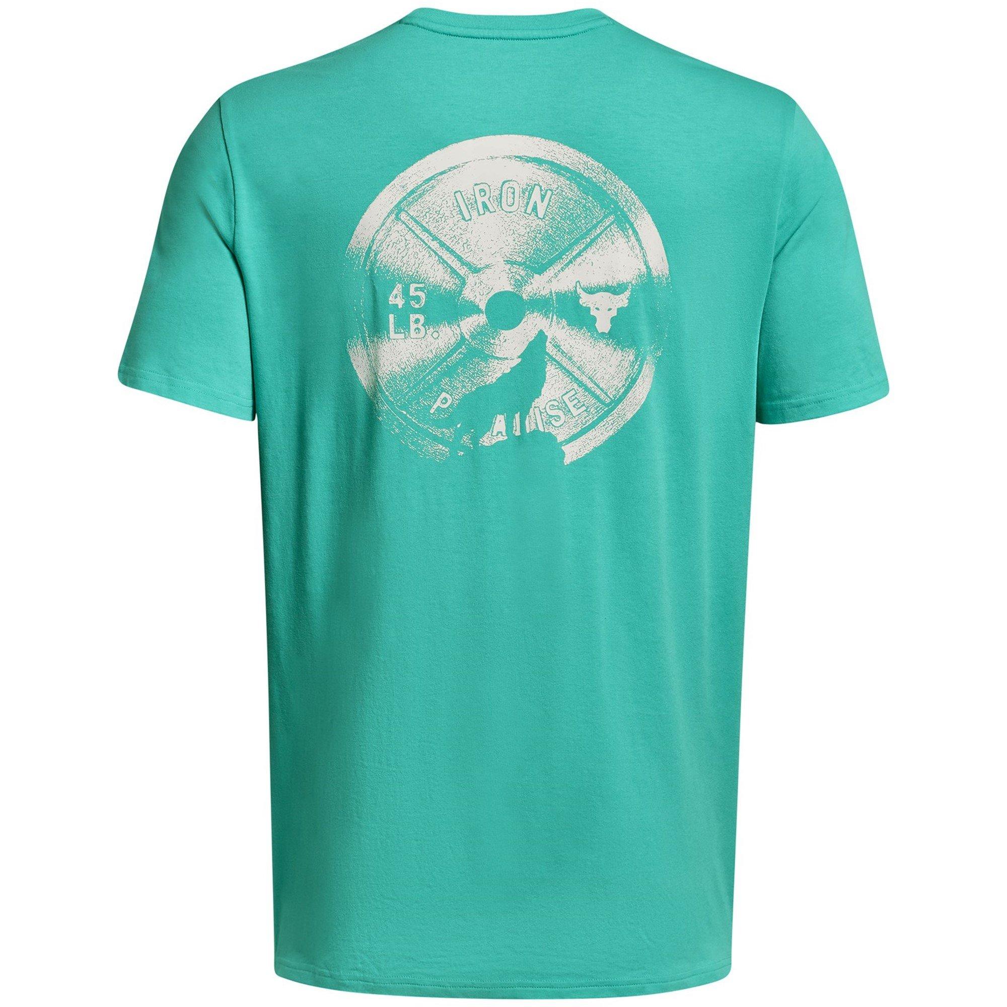 Green - Under Armour - Short-Sleeve Performance Gym Top - 2