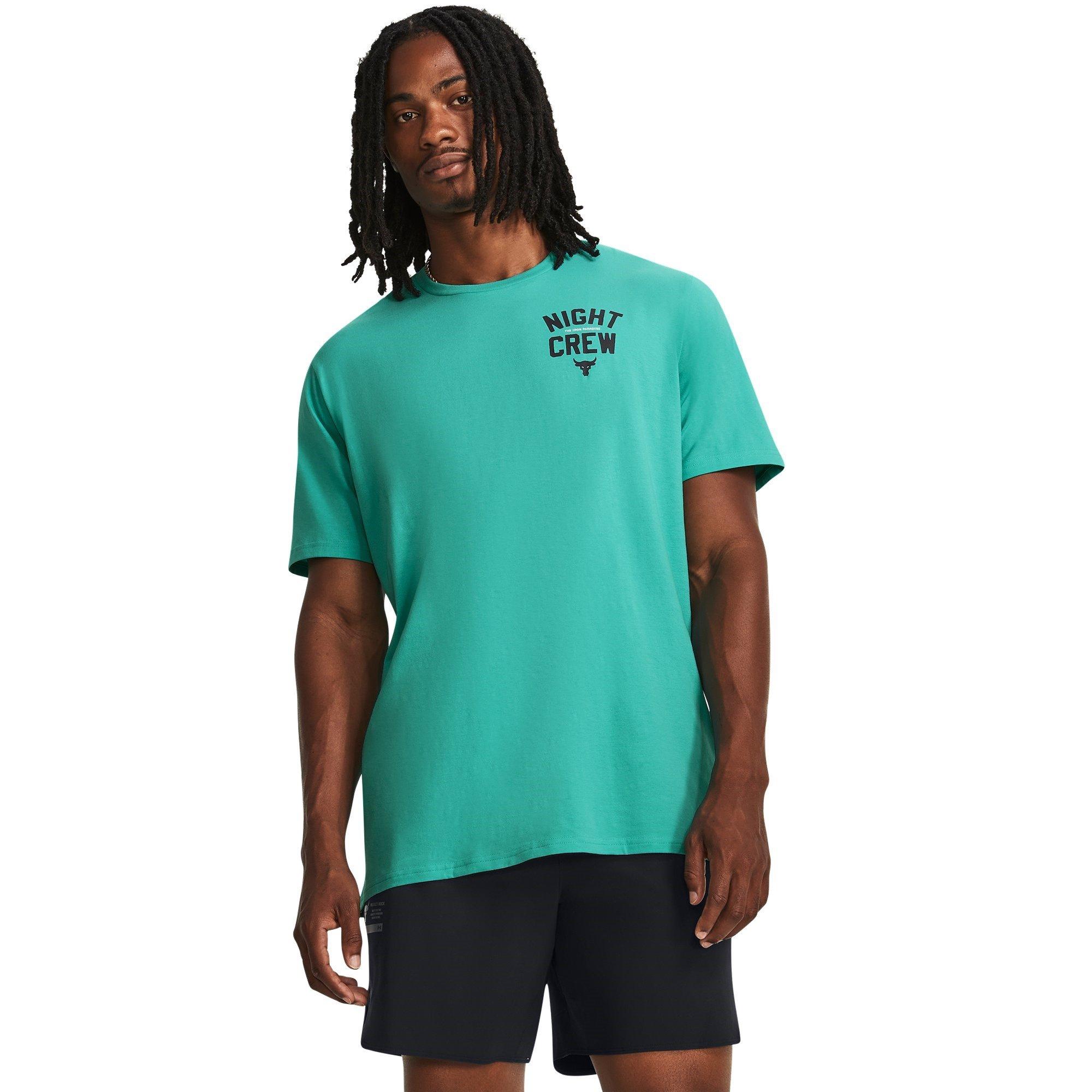 Green - Under Armour - Short-Sleeve Performance Gym Top - 3