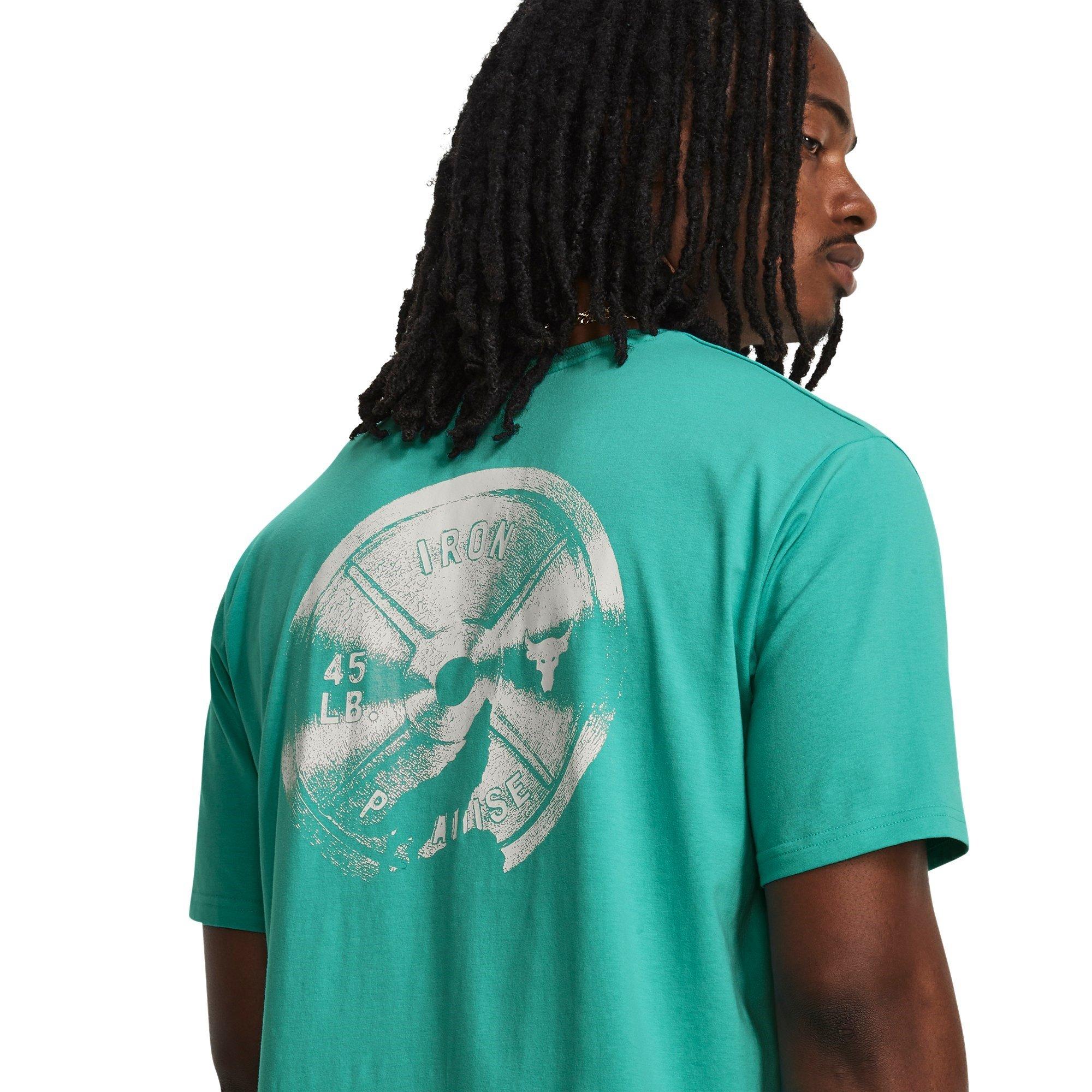 Green - Under Armour - Short-Sleeve Performance Gym Top - 5