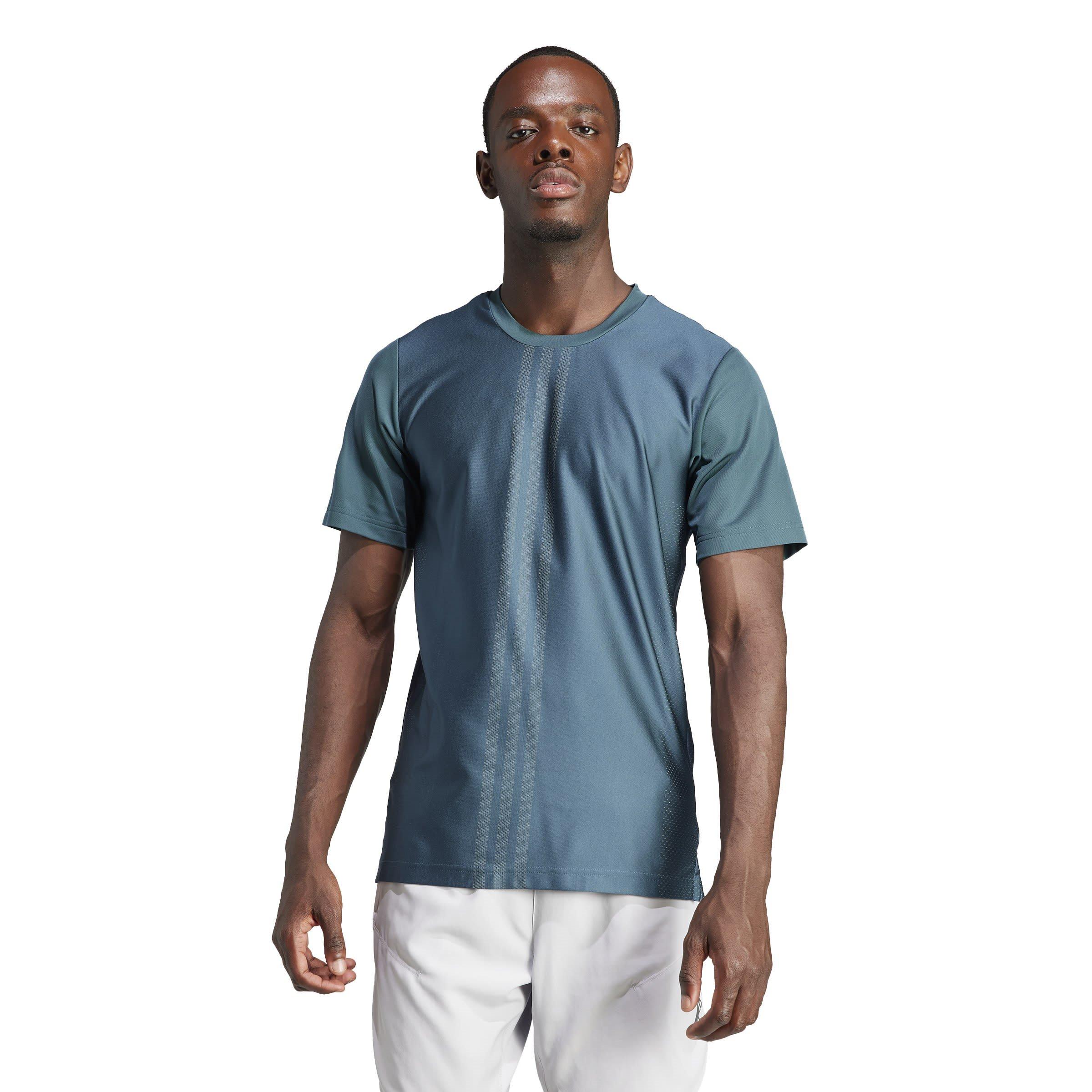 Turquoise - adidas Originals - Hiit Short-Sleeve Performance Gym Top - 2