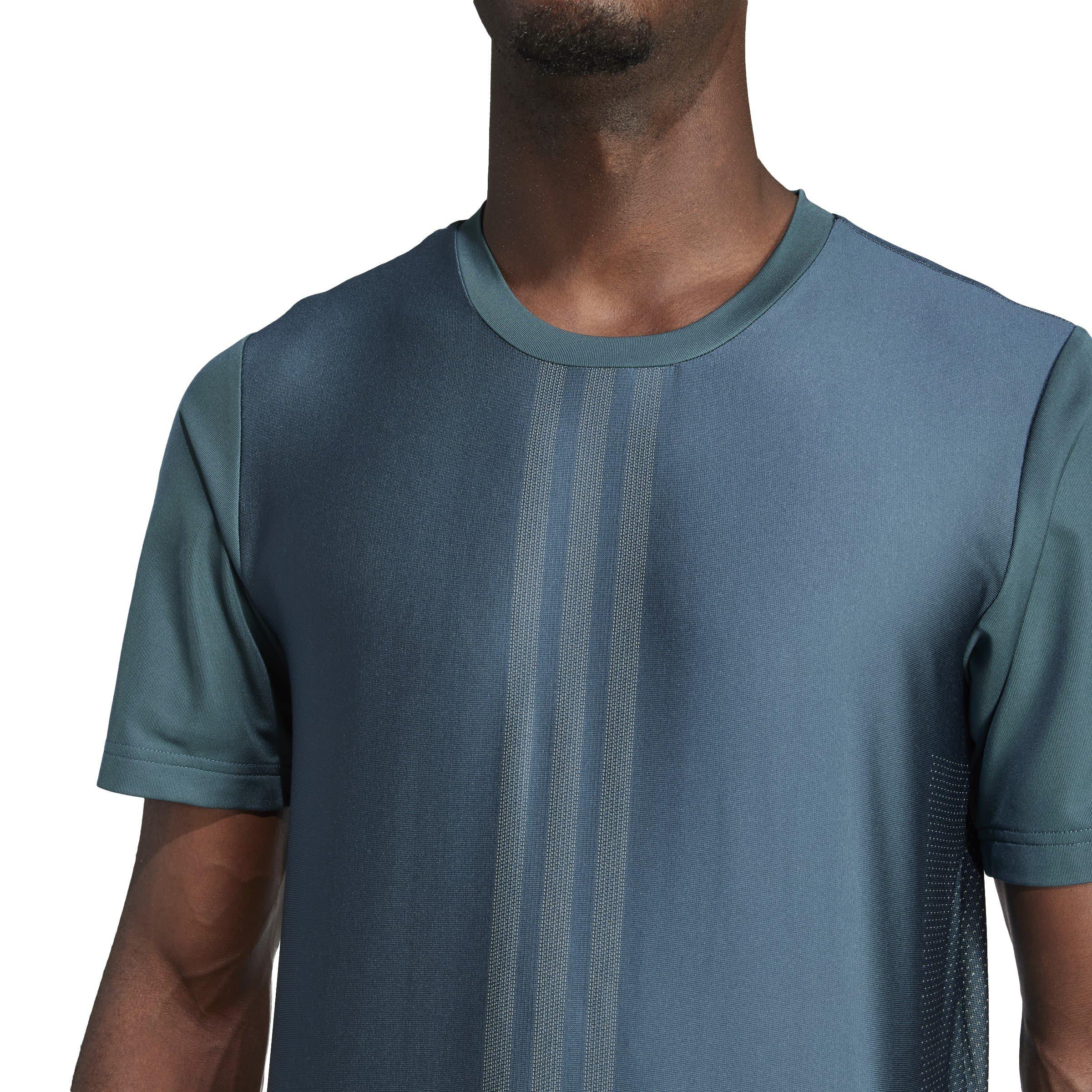 Turquoise - adidas Originals - Hiit Short-Sleeve Performance Gym Top - 5