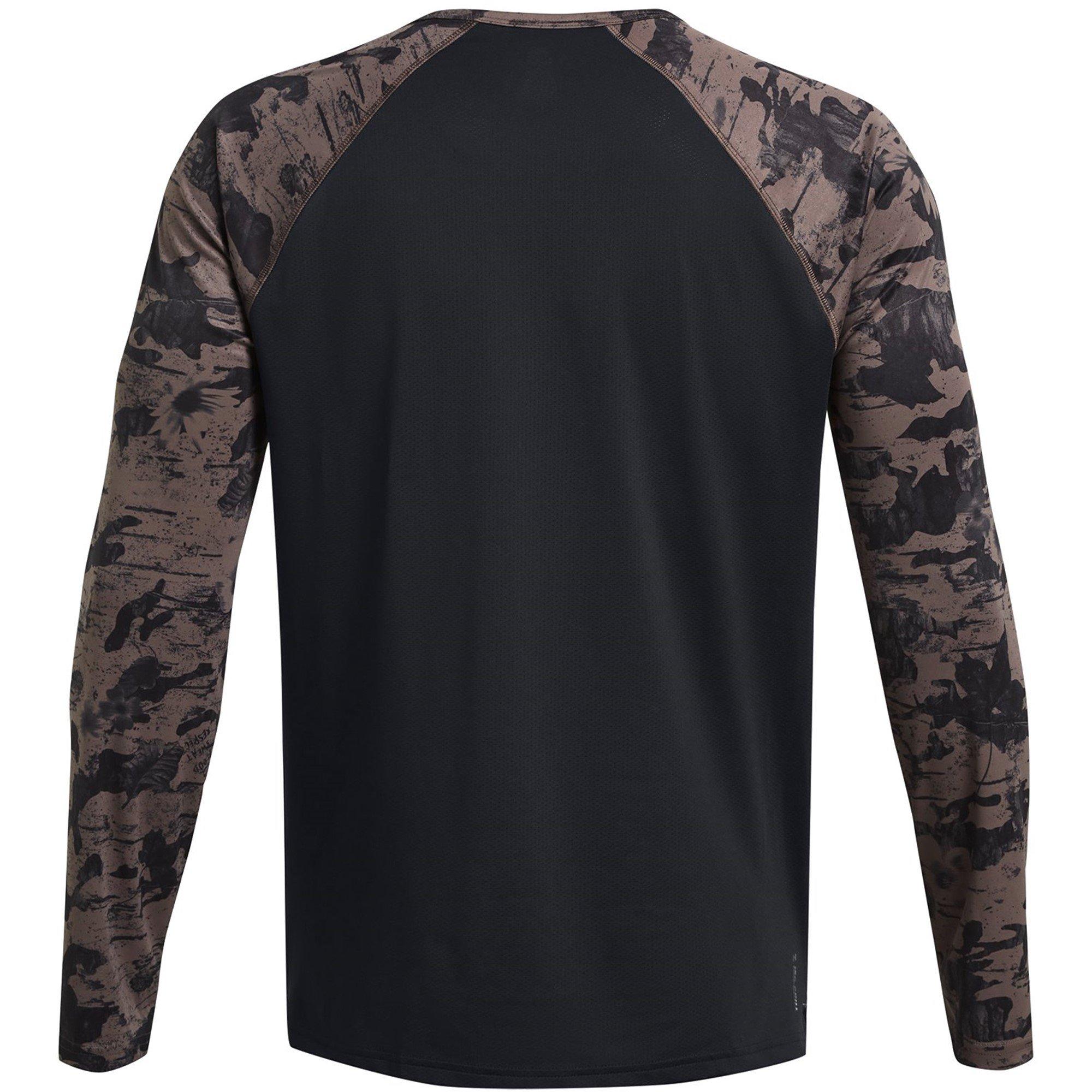 Brown - Under Armour - Long-Sleeve Performance Gym Top - 2