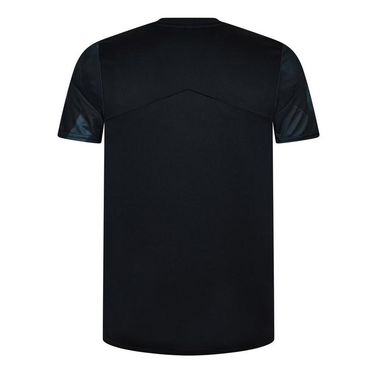Blk/Phan/Starga - Umbro - La Doublej ruffle-trim printed shirt dress - 2