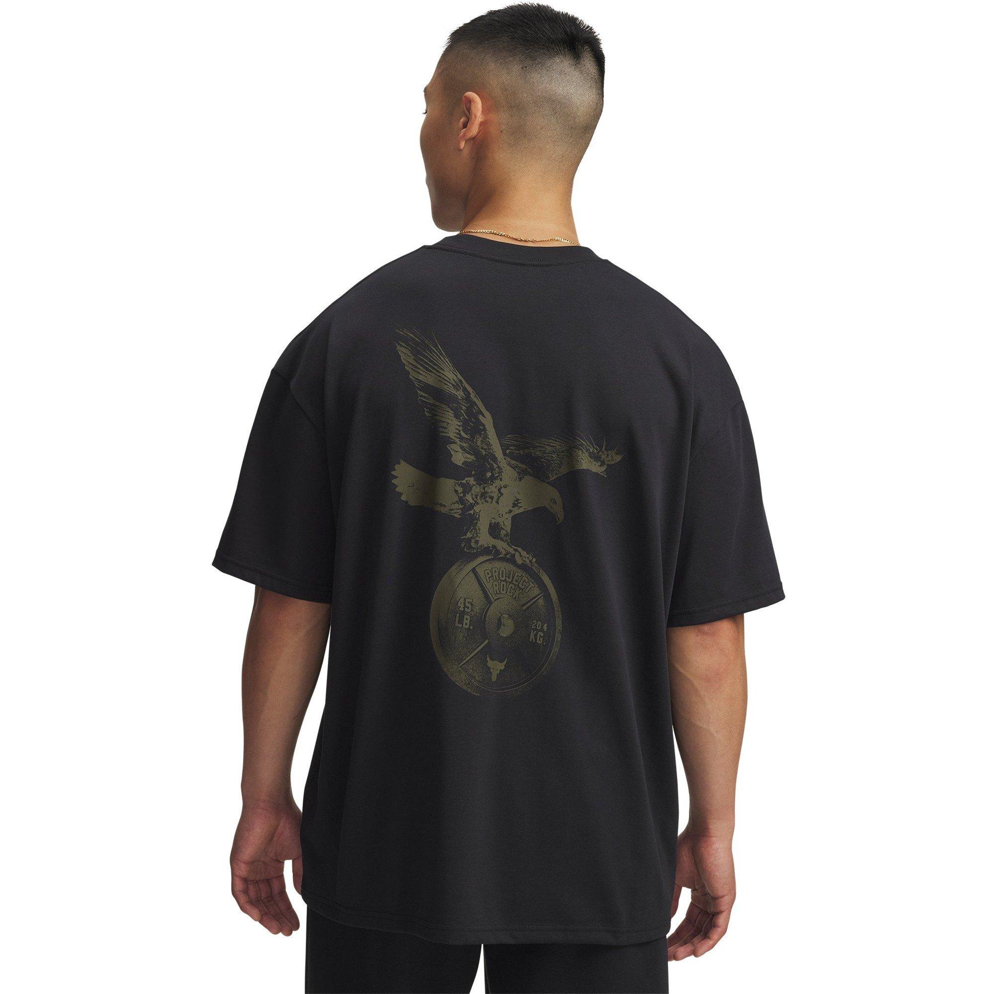 Black - Under Armour - Men's Project Rock Short Sleeve Training T-Shirt - 2