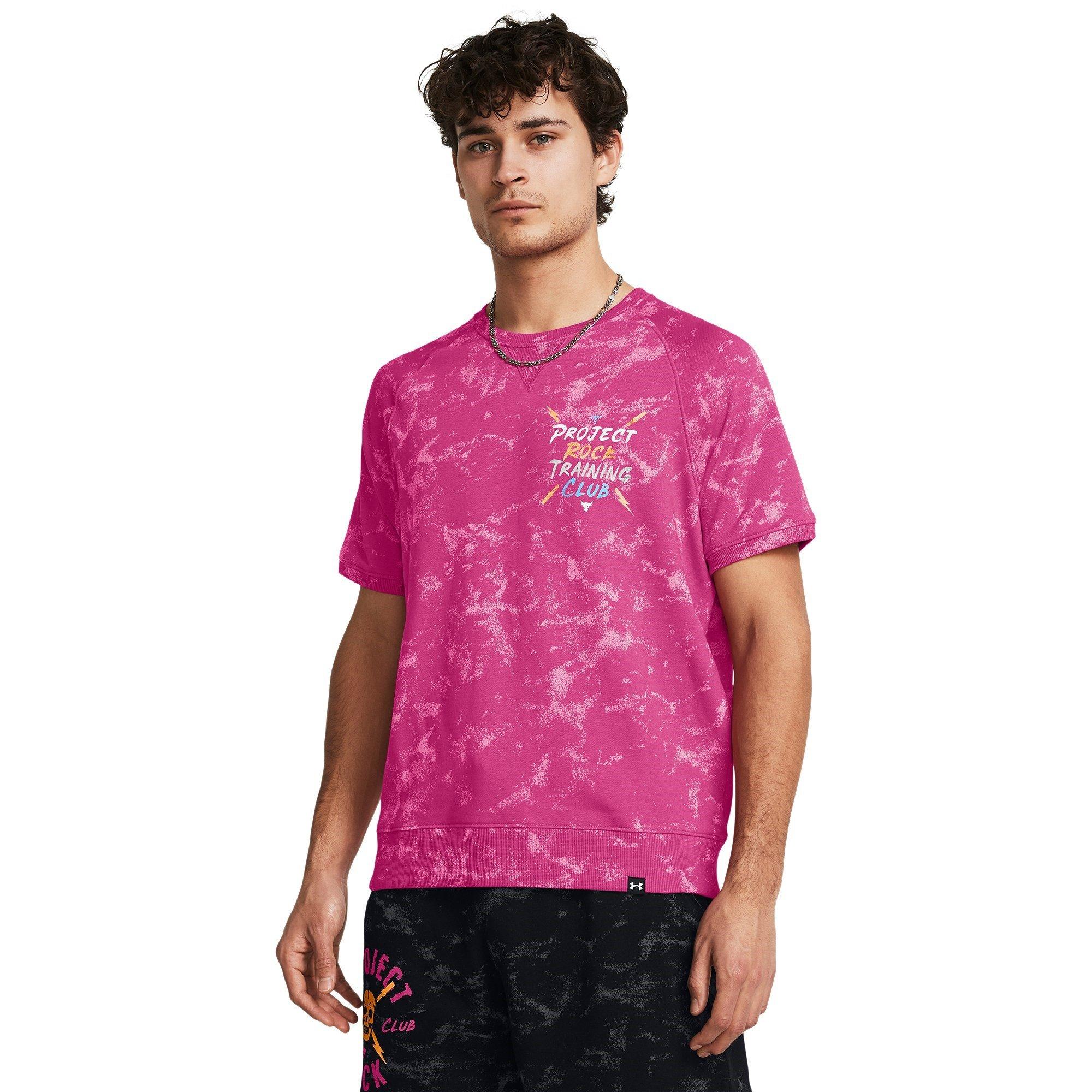 Pink - Under Armour - Short-Sleeve Performance Gym Top - 3