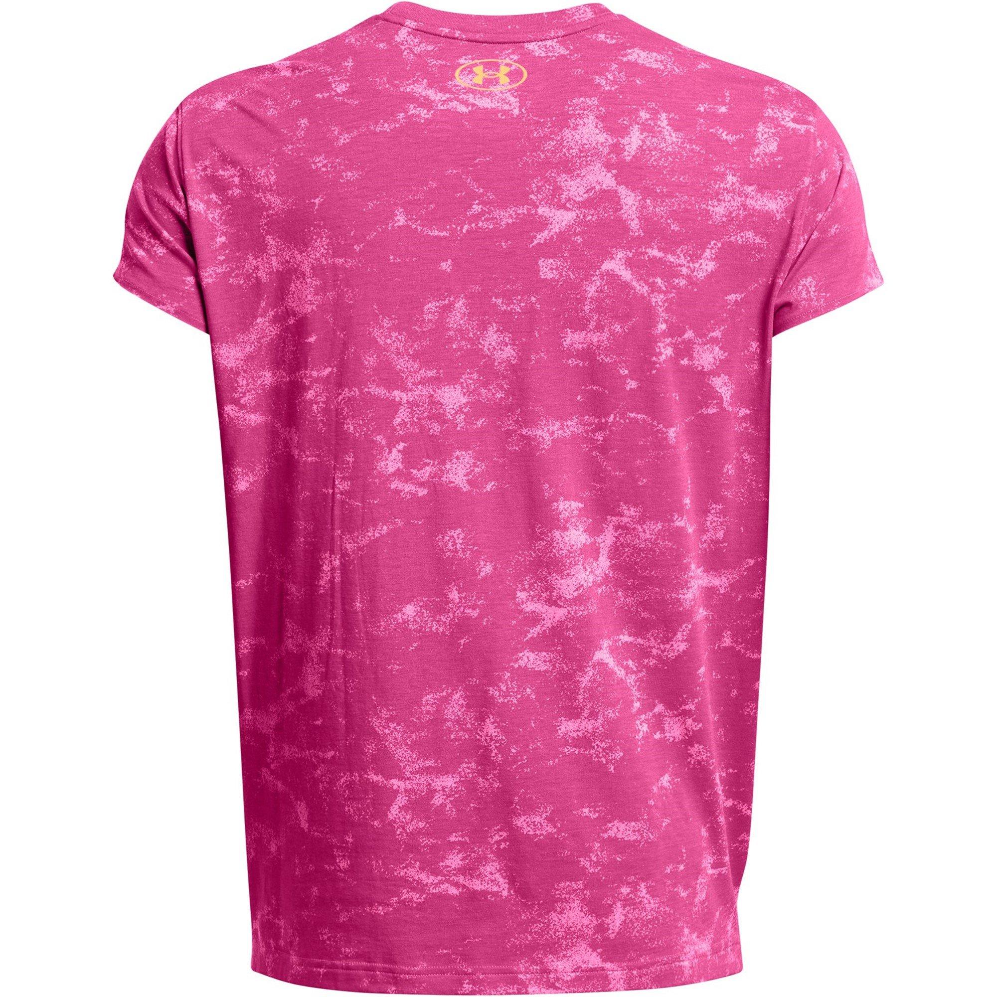 Pink - Under Armour - Short-Sleeve Performance Gym Top - 2