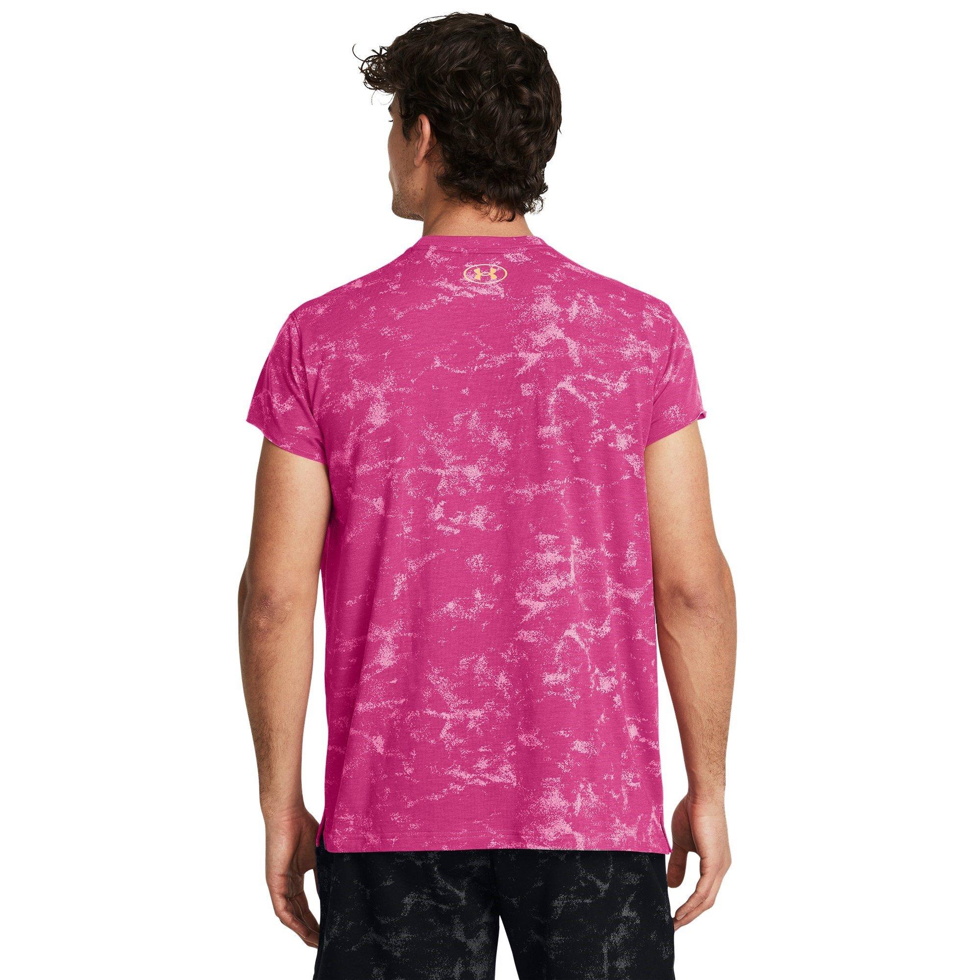 Pink - Under Armour - Short-Sleeve Performance Gym Top - 4