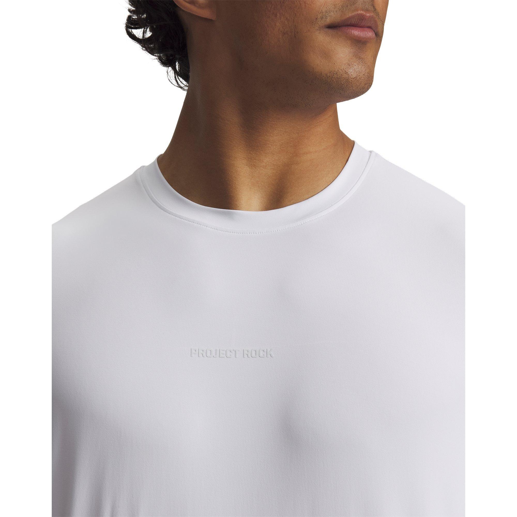 Blanc - Under Armour - Pjt Rck  Chill SS Sn99 - 3