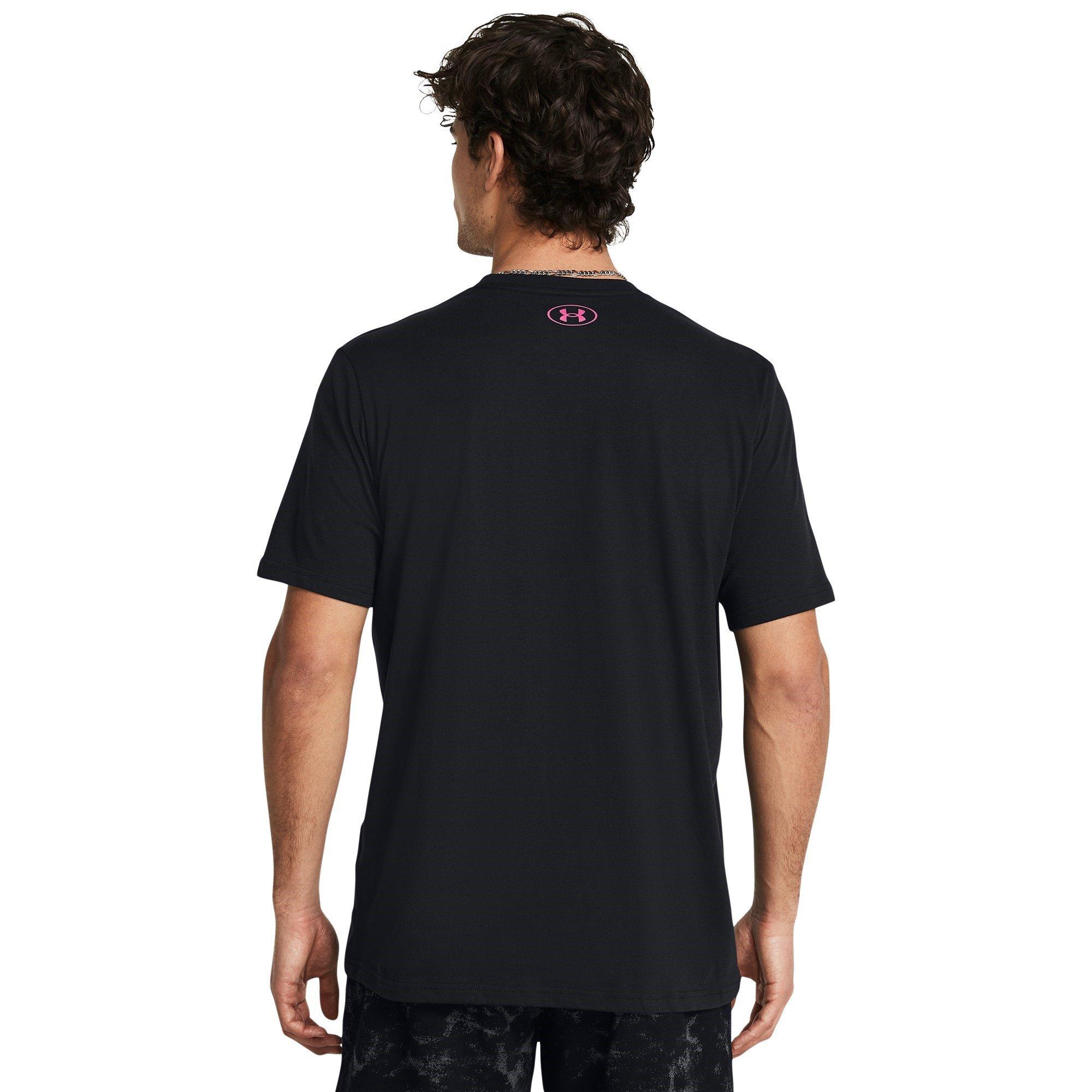 Black - Under Armour - Short-Sleeve Performance Gym Top - 4