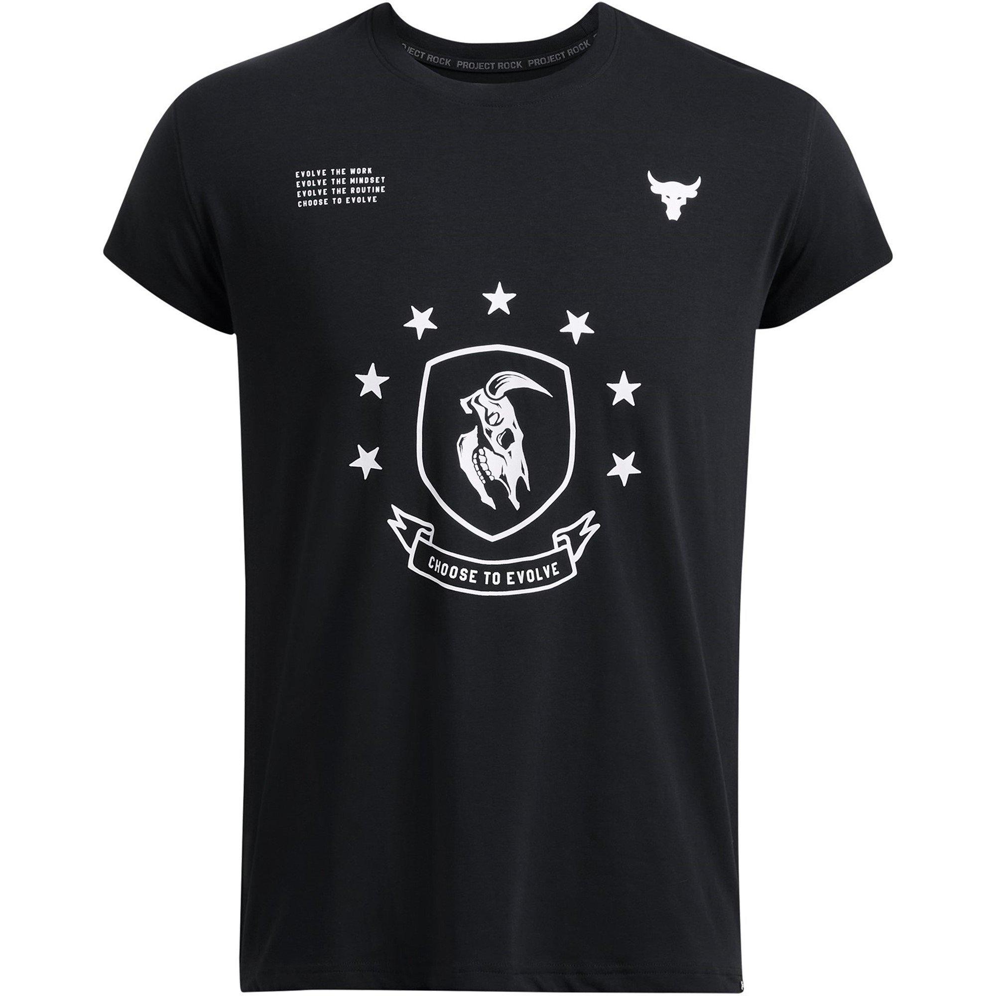Black - Under Armour - Men's Evolve Short-Sleeve Performance Gym Top - 1