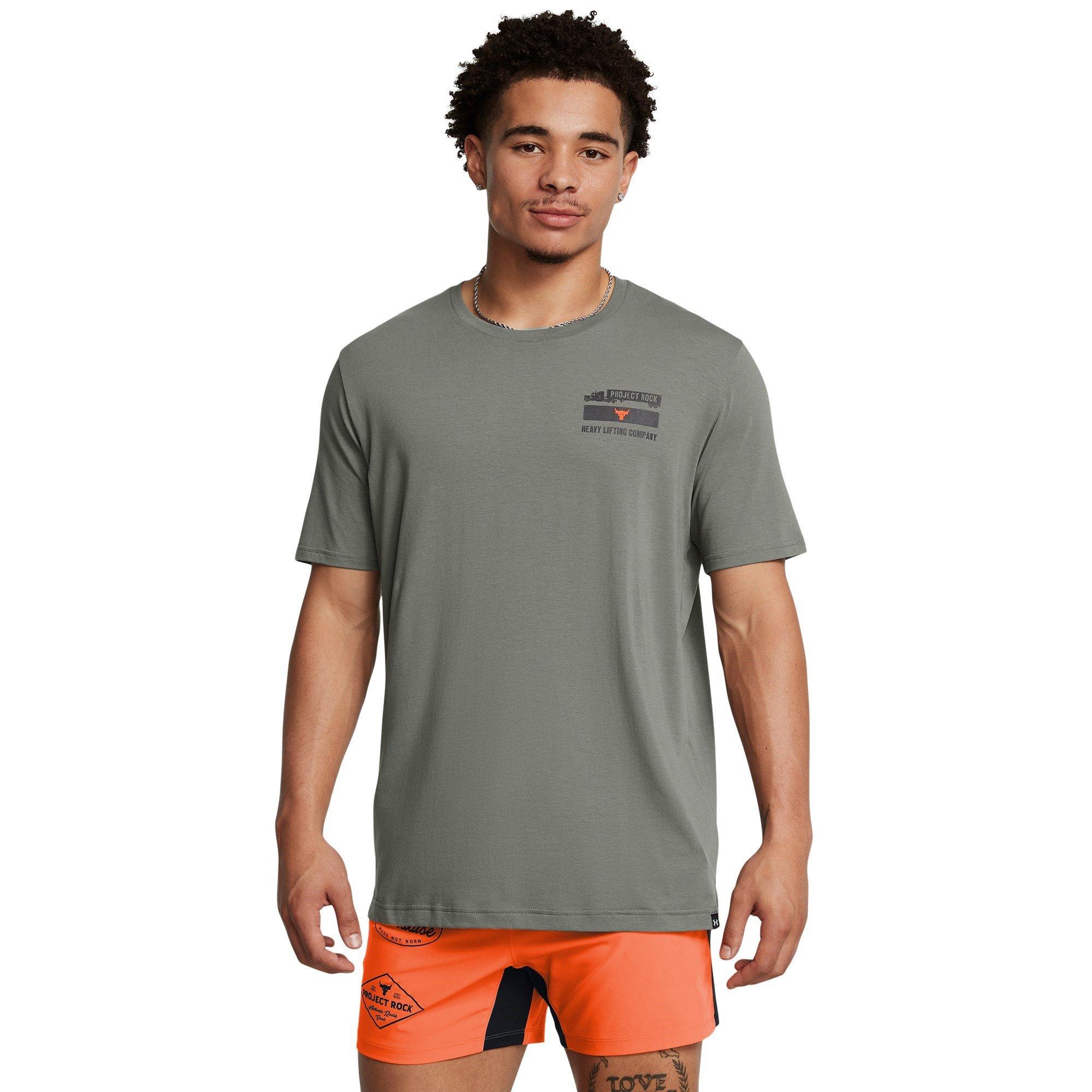 Green - Under Armour - Short-Sleeve Performance Gym Top - 3