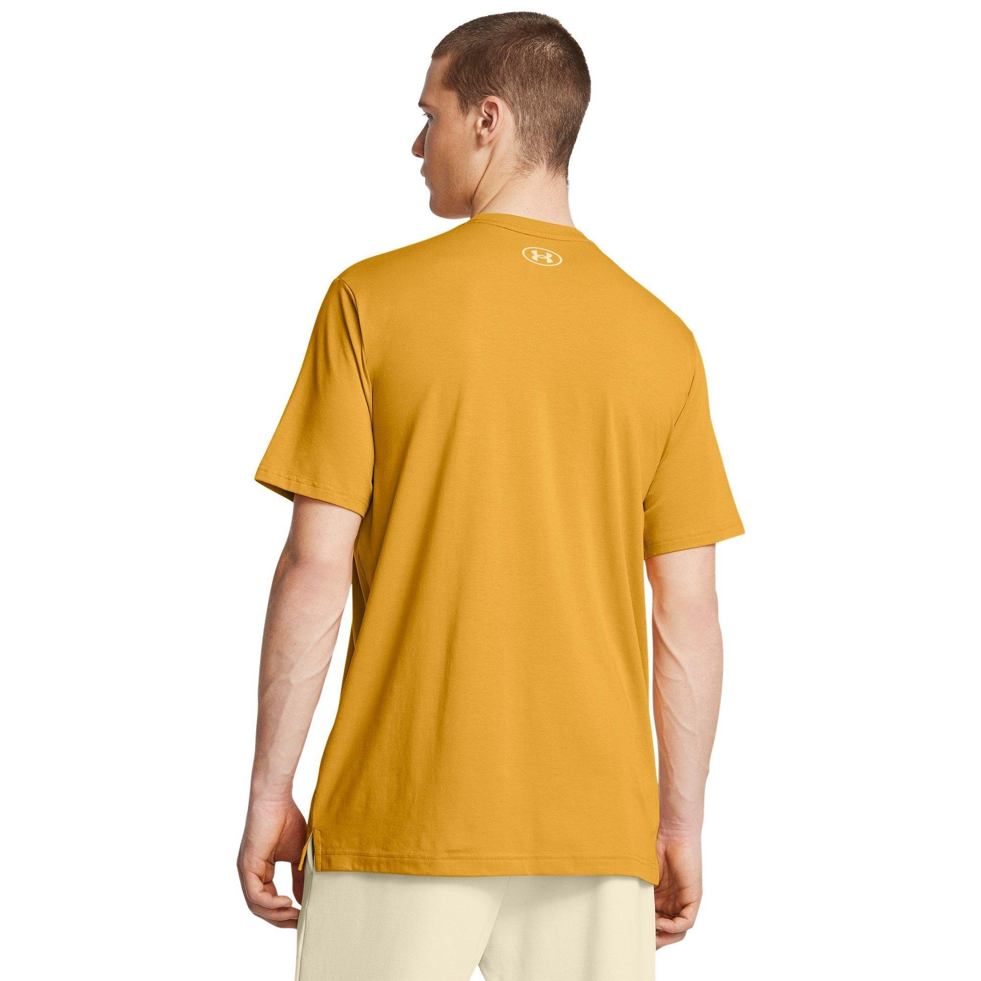Yellow - Under Armour - Short-Sleeve Performance Gym Top - 4