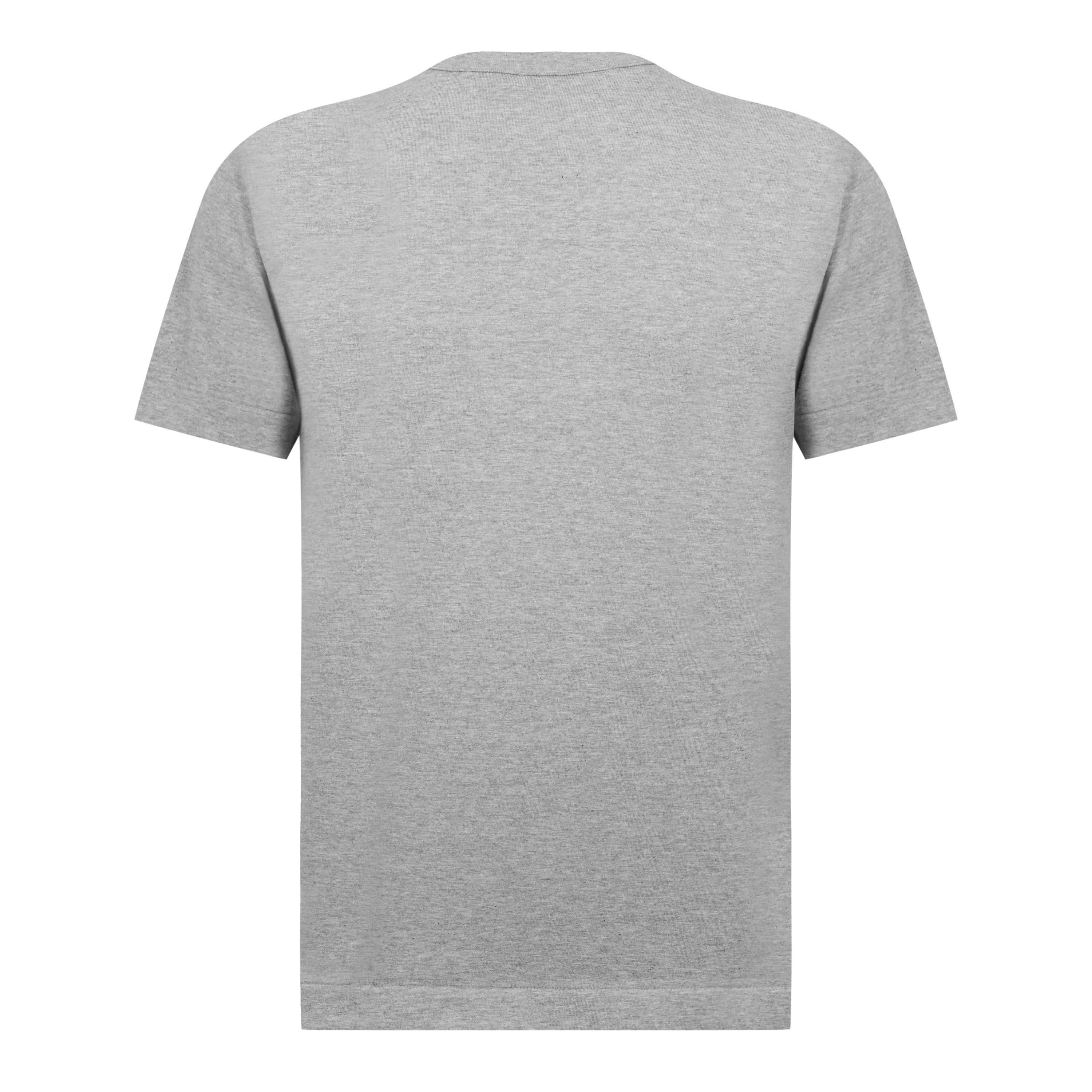 Grey -2 - Comme des Garcons PLAY - 3 Heart T-Shirt - 6