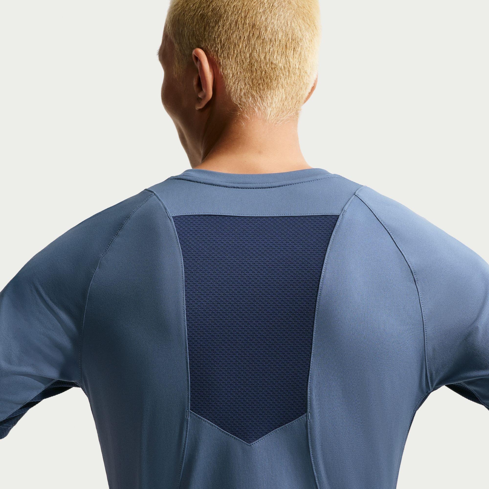 Diffused Blue - Nike - Men's Short Sleeve Performance Gym Top - 2