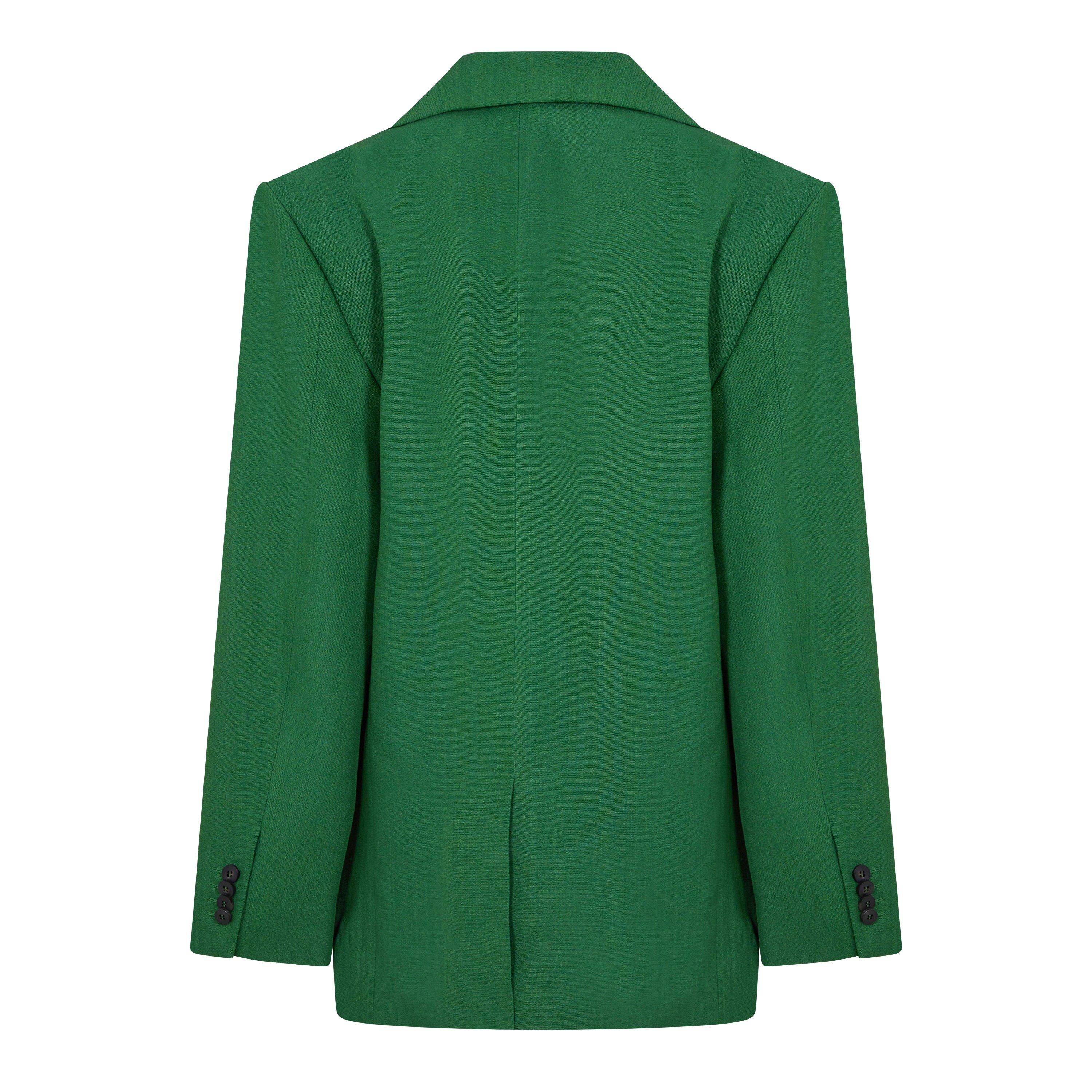 Dark Gre - Jacquemus - Women's La Titolo Viscose Silk Long Sleeve Blazer - 6