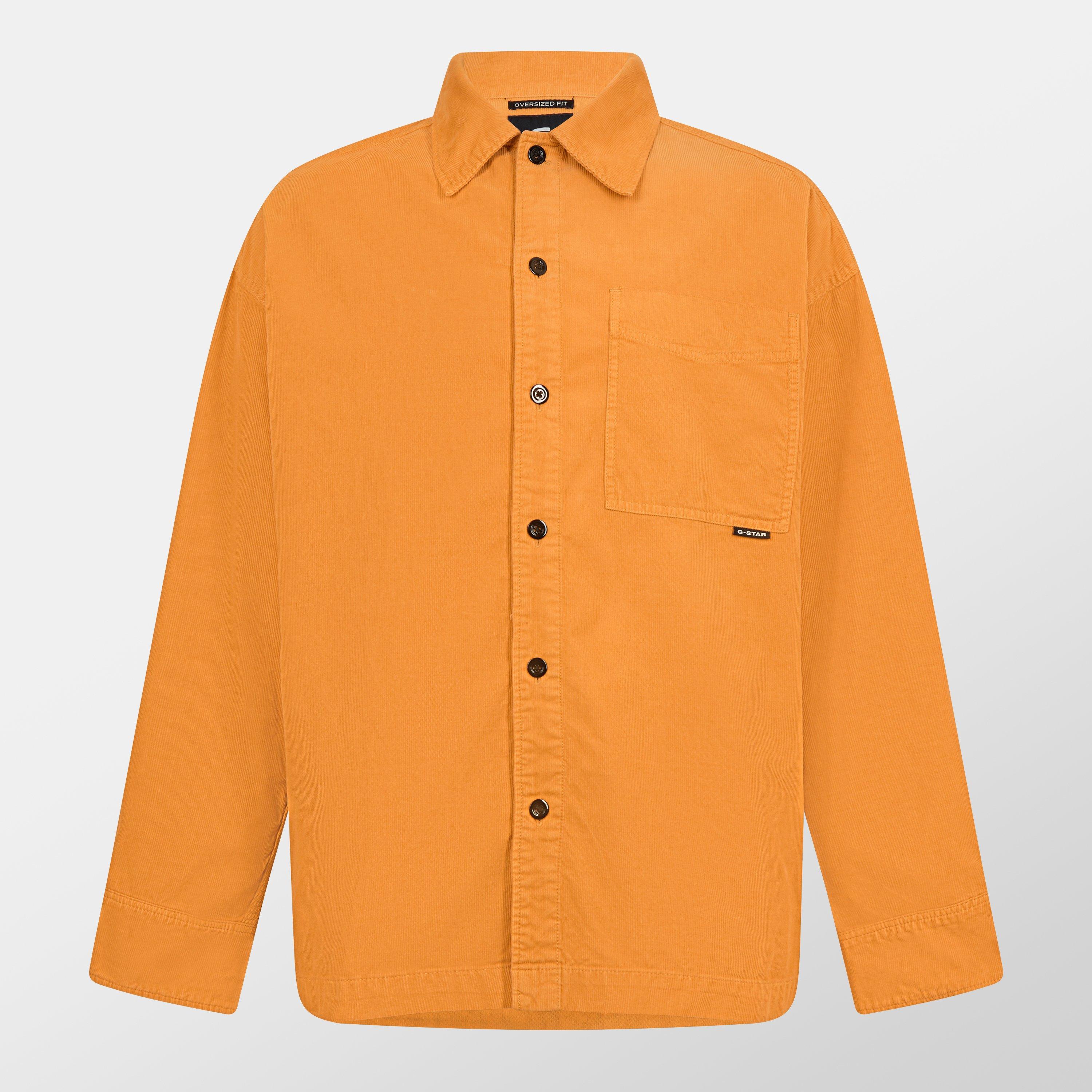 Dull Ylw - G Star - Men's G-Star Cotton Long Sleeve Overshirt - 1