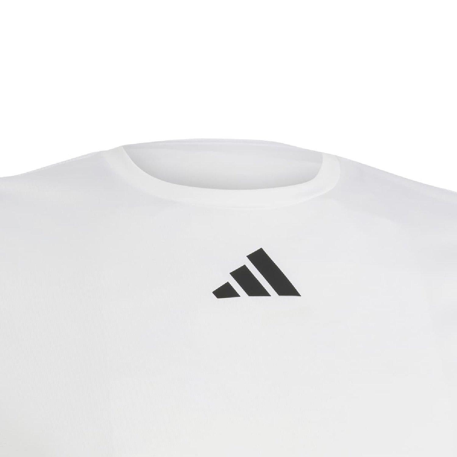 white - adidas - Men's Pregame Short-Sleeve Performance T-Shirt - 5