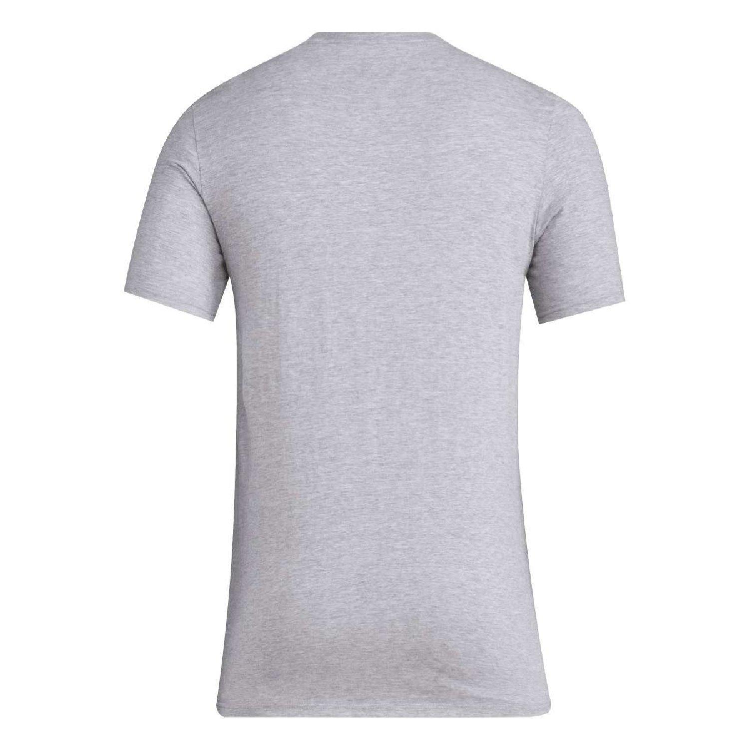 middengrijs - adidas - Men's Pregame Short-Sleeve Performance T-Shirt - 3