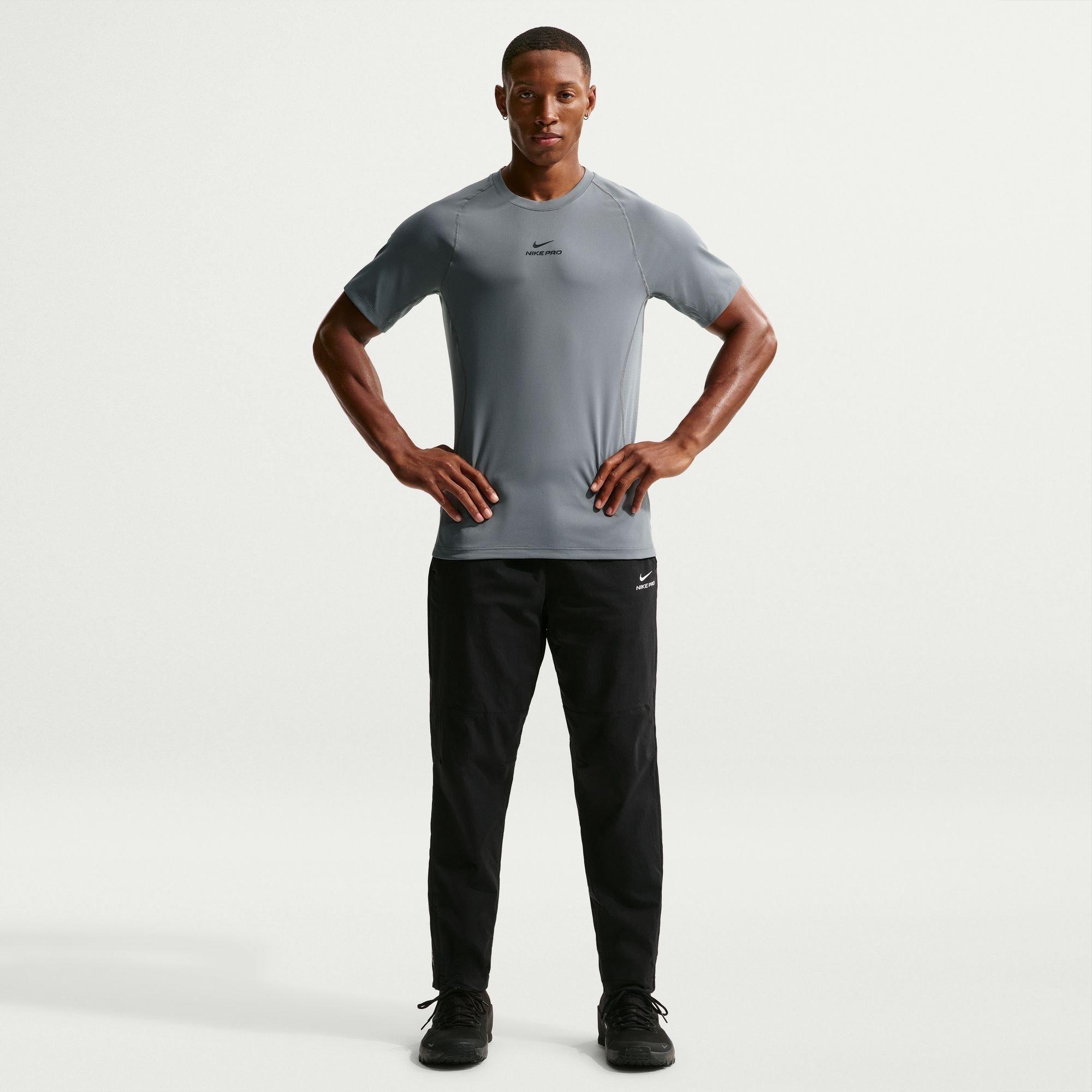 Smoke Grey - Nike - Pro Training Dri-FIT Short Sleeve Top Mens - 3