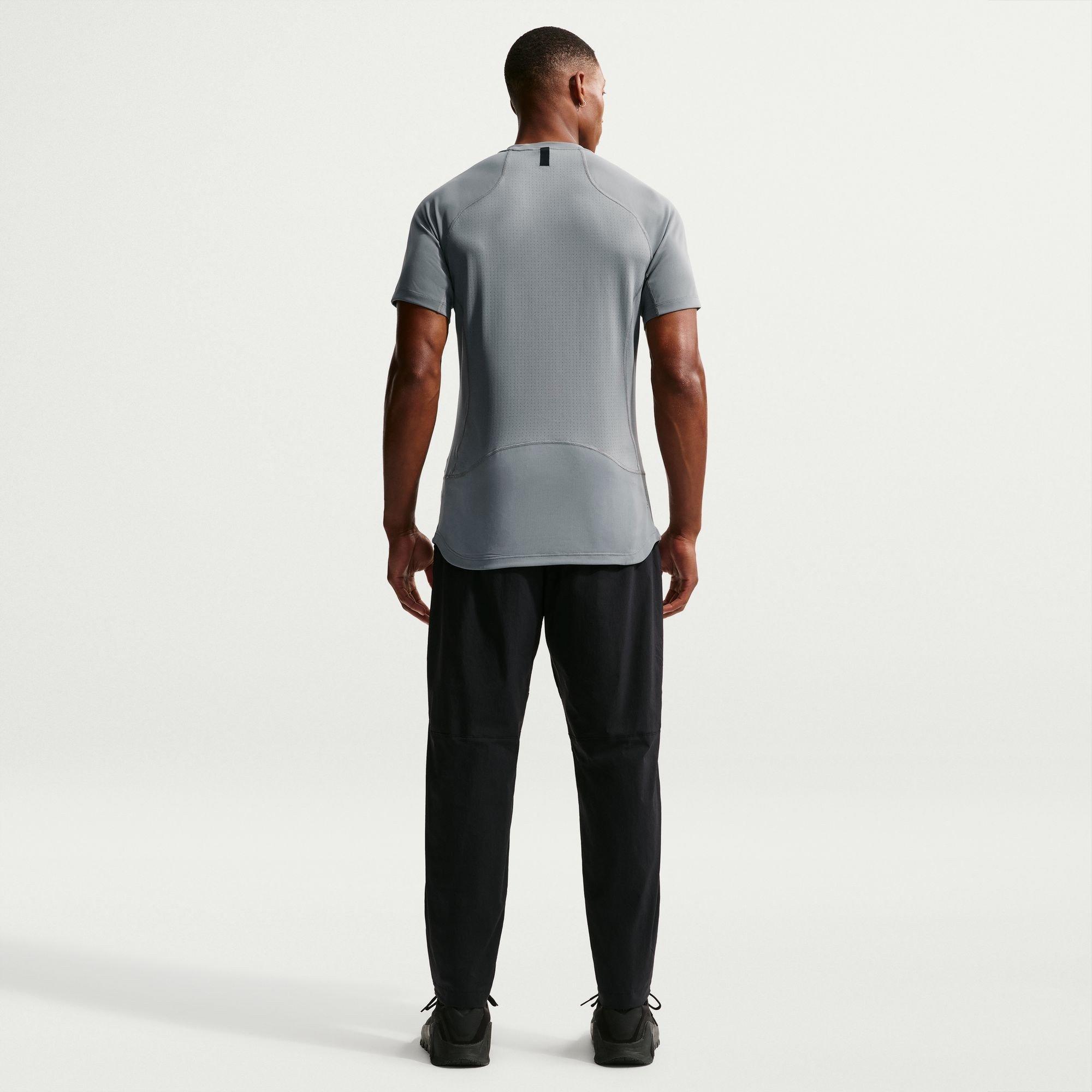 Smoke Grey - Nike - Pro Training Dri-FIT Short Sleeve Top Mens - 4