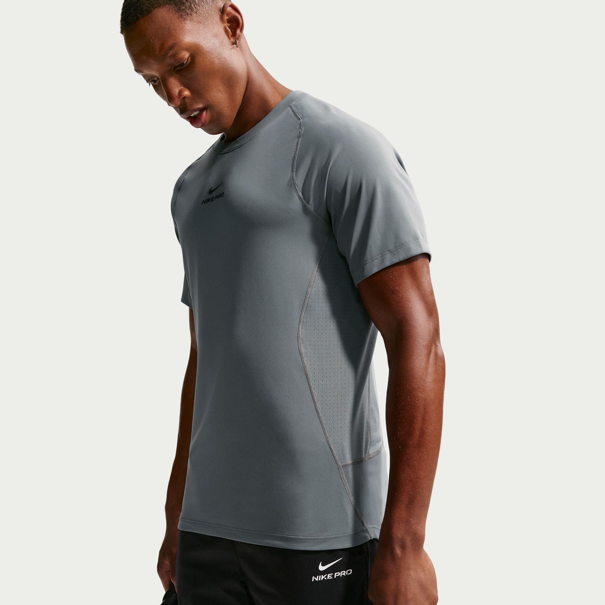 Smoke Grey - Nike - Pro Training Dri-FIT Short Sleeve Top Mens - 5