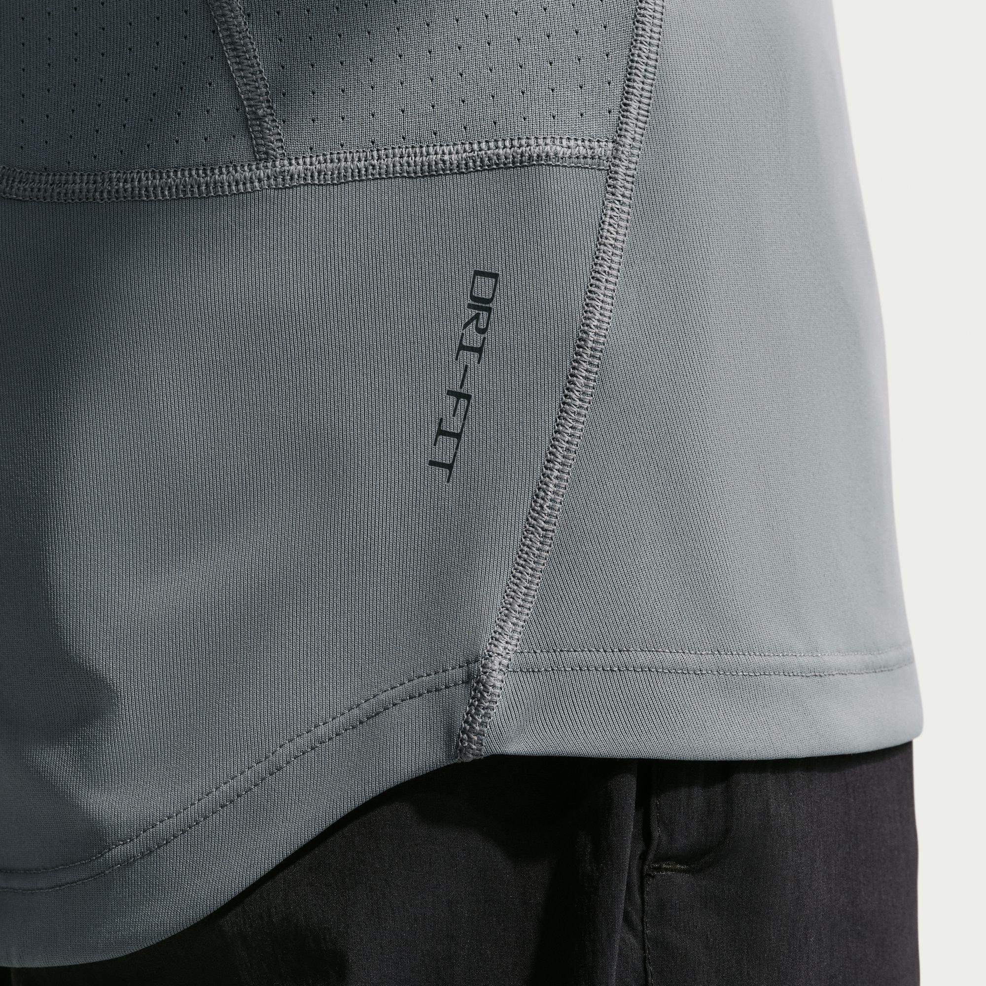 Smoke Grey - Nike - Pro Training Dri-FIT Short Sleeve Top Mens - 6