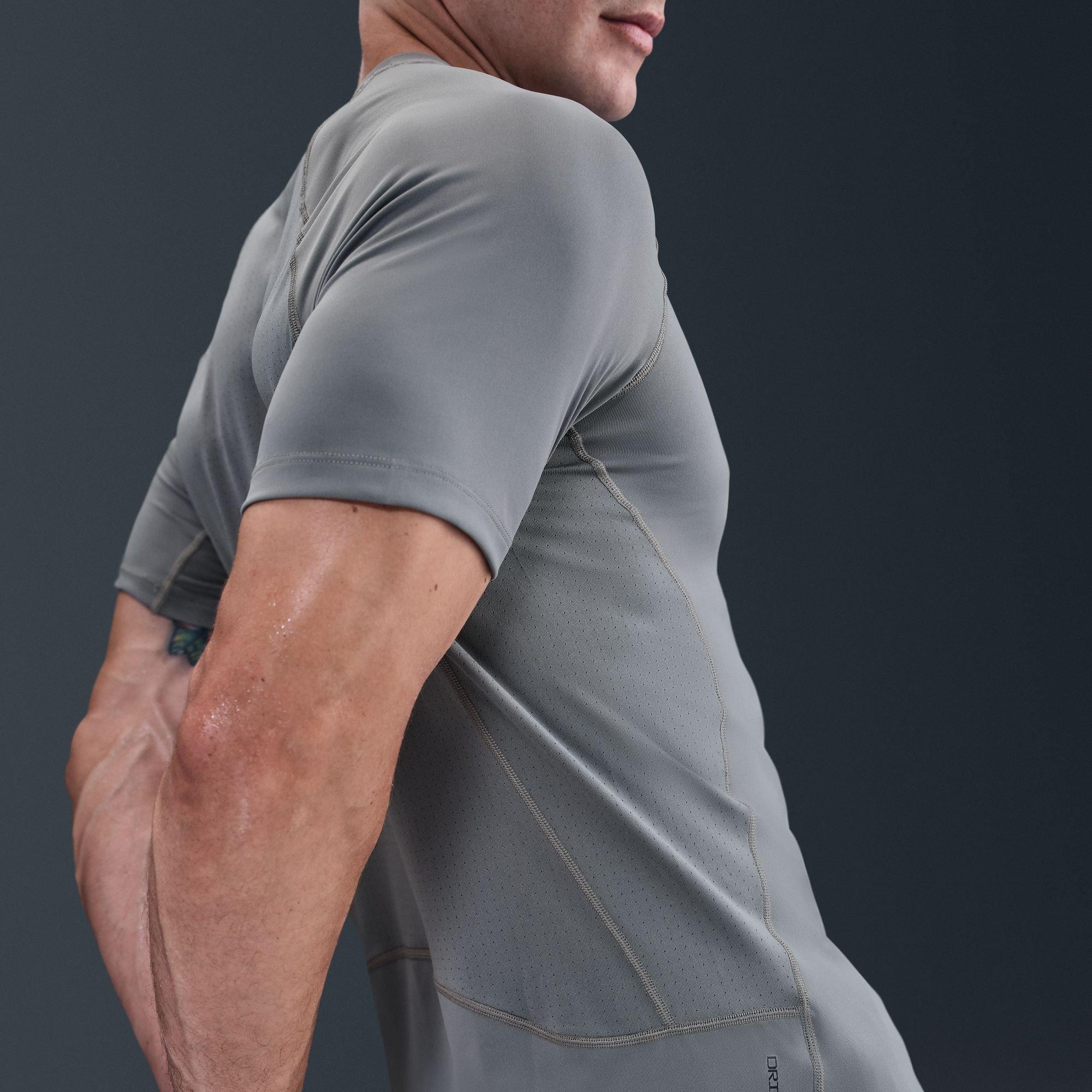 Smoke Grey - Nike - Pro Training Dri-FIT Short Sleeve Top Mens - 10