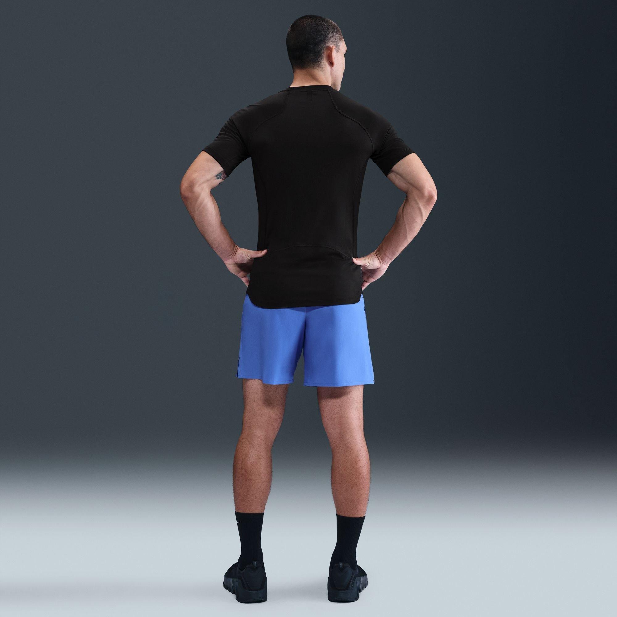 Preto/Branco - Nike - Pro Training Dri-FIT Short Sleeve Top Mens - 13