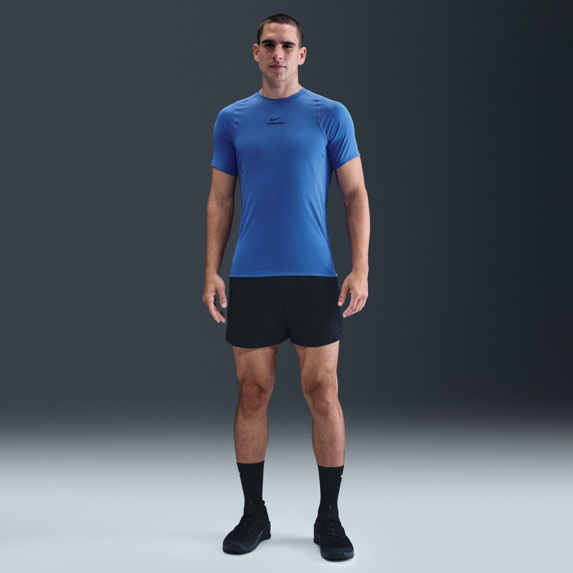 Comet Blue - Nike - Pro Training Dri-FIT Short Sleeve Top Mens - 7