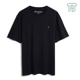 Farah Farah Alexander Regular Fit Circular T-Shirt