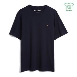 Farah Farah Alexander Regular Fit Circular T-Shirt