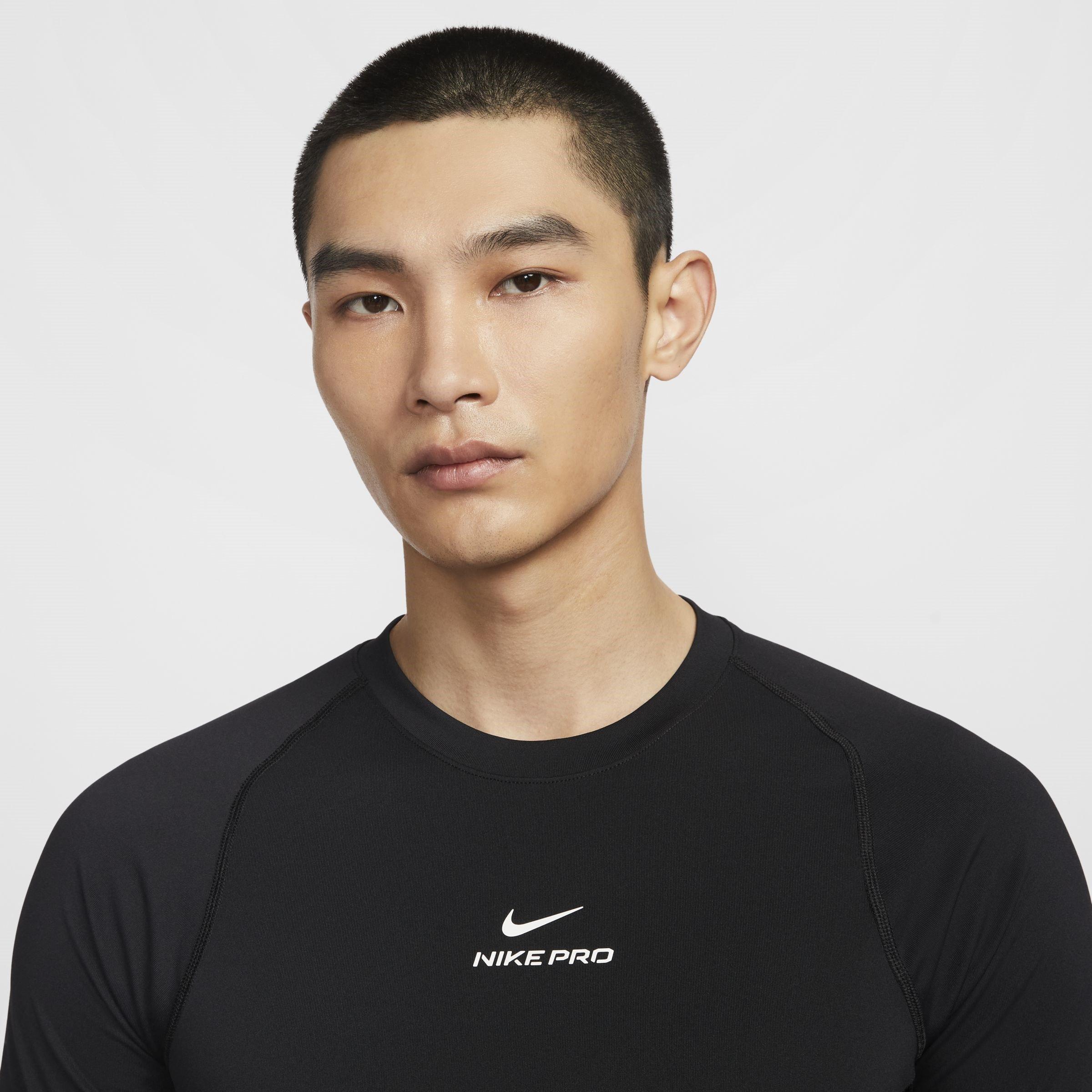 Black/White - Nike - Men's Short Sleeve Performance Gym Top - 3