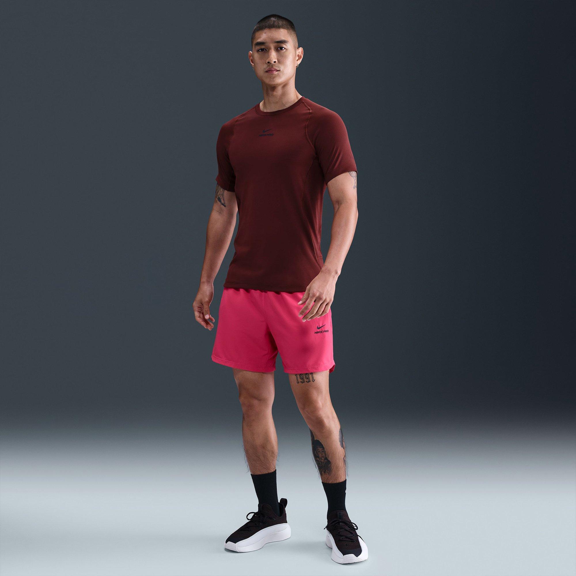 Dark Red/Black - Nike - Nike Df Npt Ss Top Sn00 - 6