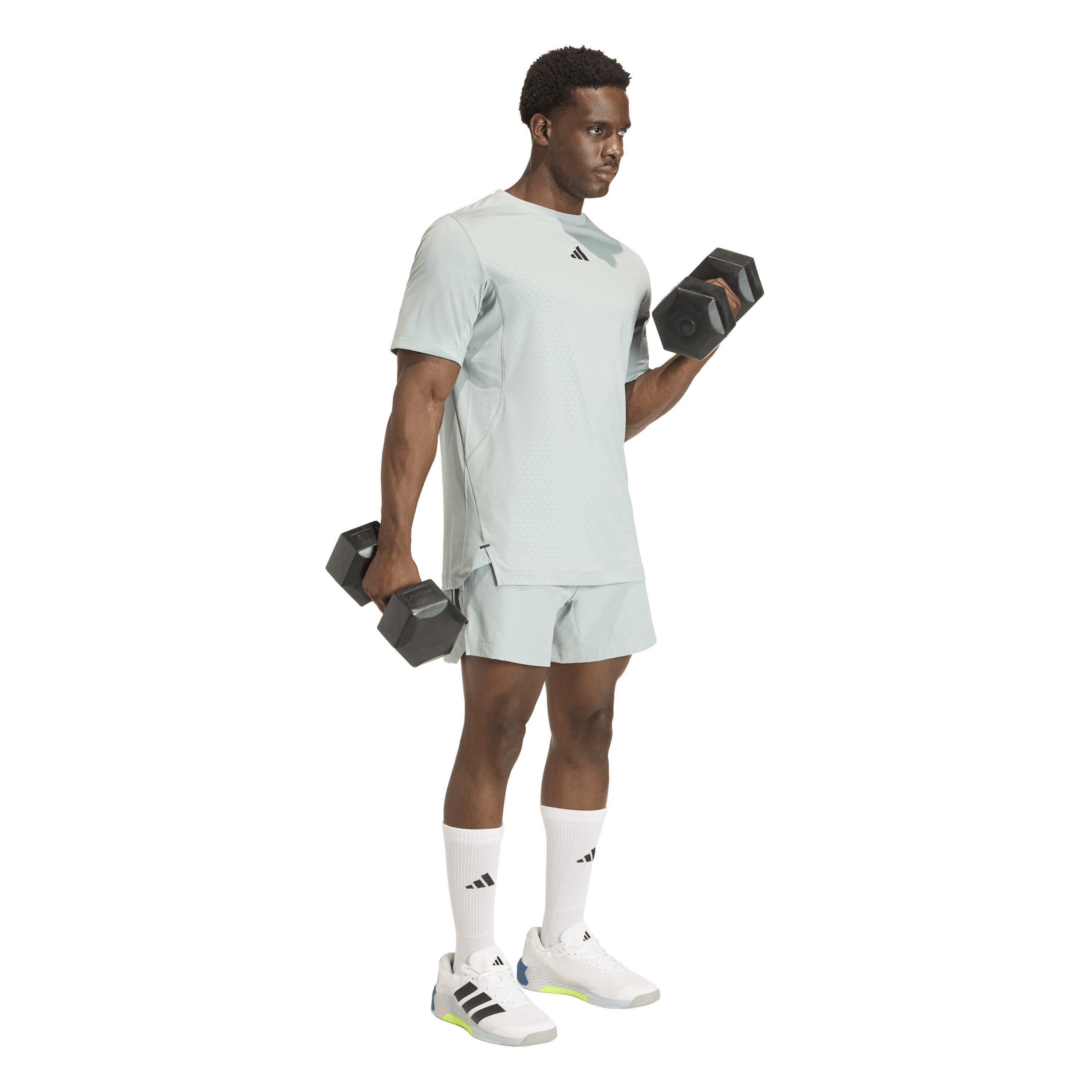 Wonder Sage - adidas - Men's Short Sleeve Performance Gym Top - 6