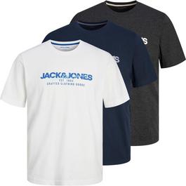 Jack and Jones Boys 3 Pack T Shirt