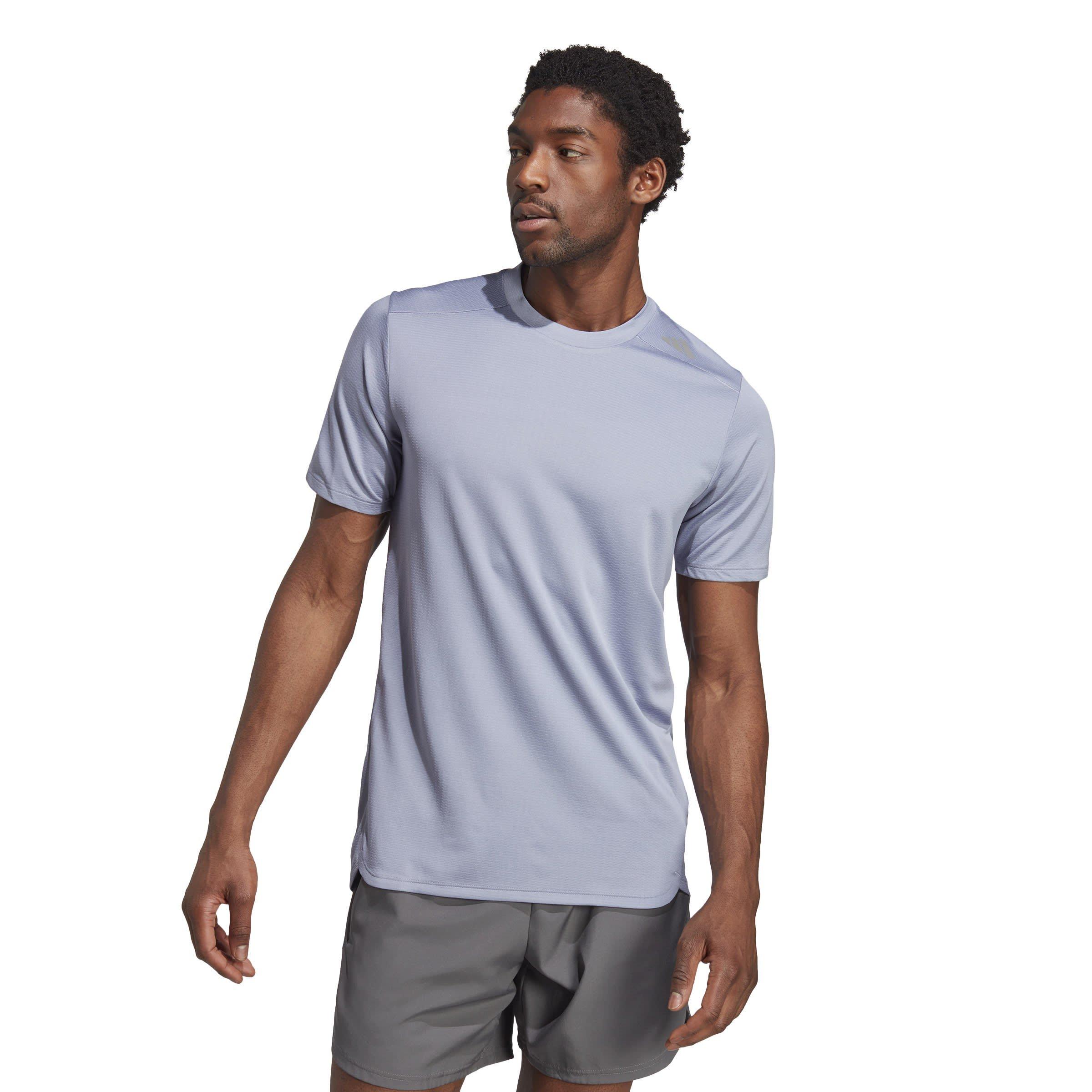 Silv Violet - adidas - Designed 4 Training HEAT.RDY Training T-Shirt Mens - 2