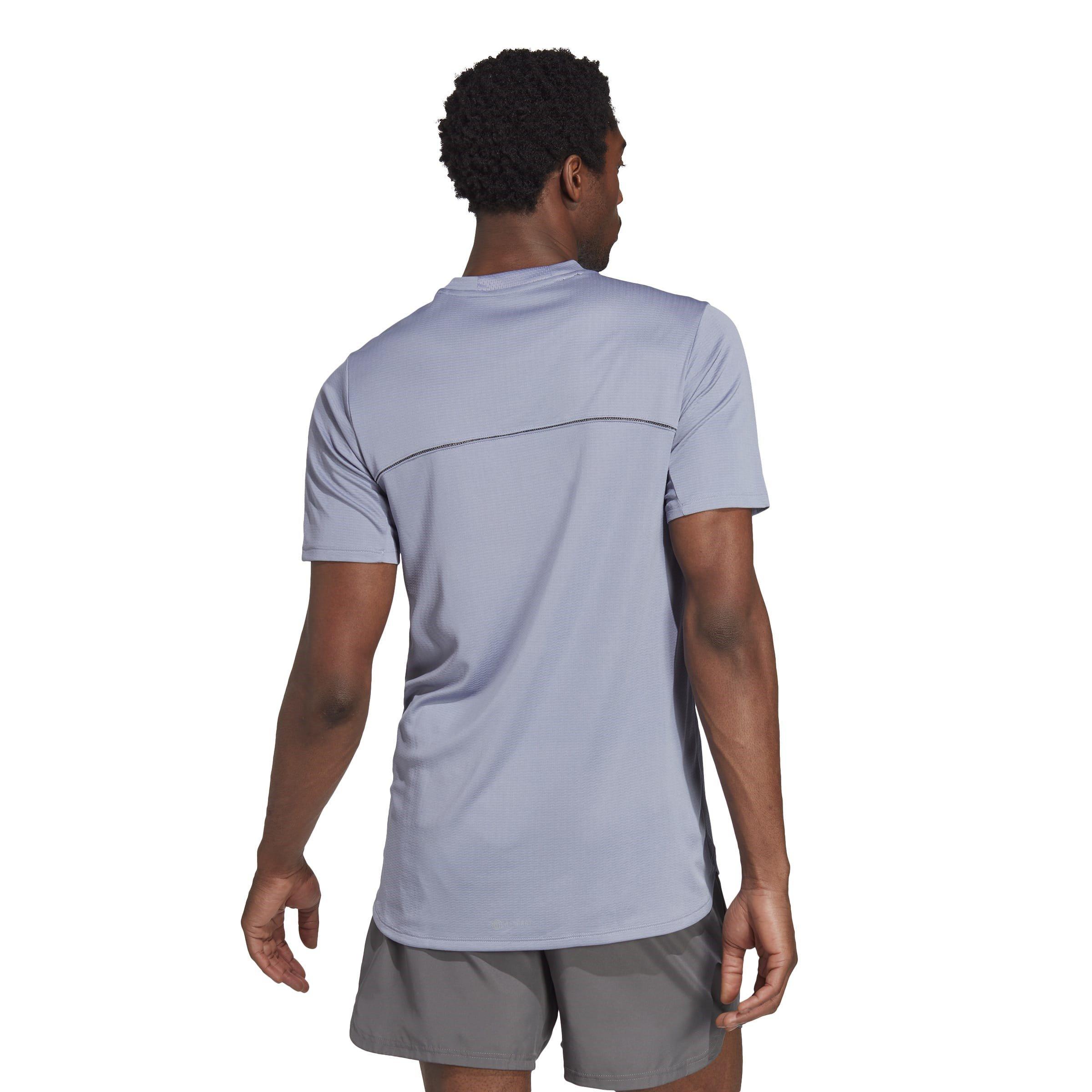 Silv Violet - adidas - Designed 4 Training HEAT.RDY Training T-Shirt Mens - 3