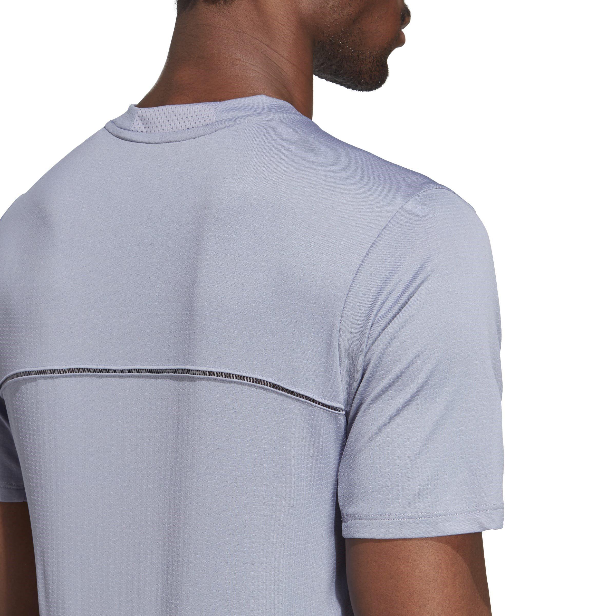 Silv Violet - adidas - Designed 4 Training HEAT.RDY Training T-Shirt Mens - 5