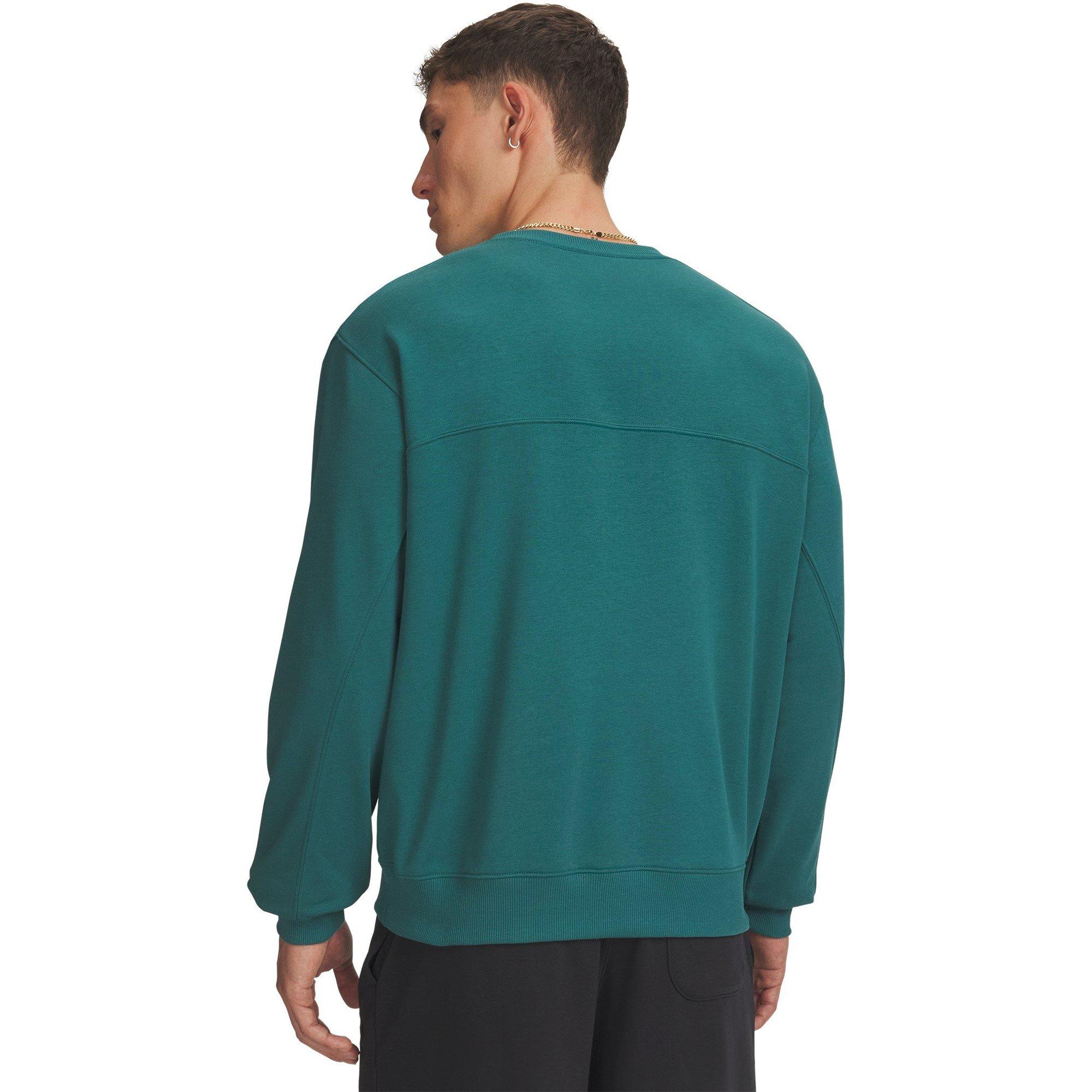 Vert/Noir - Under Armour - Men's Crew Sweatshirt - 2