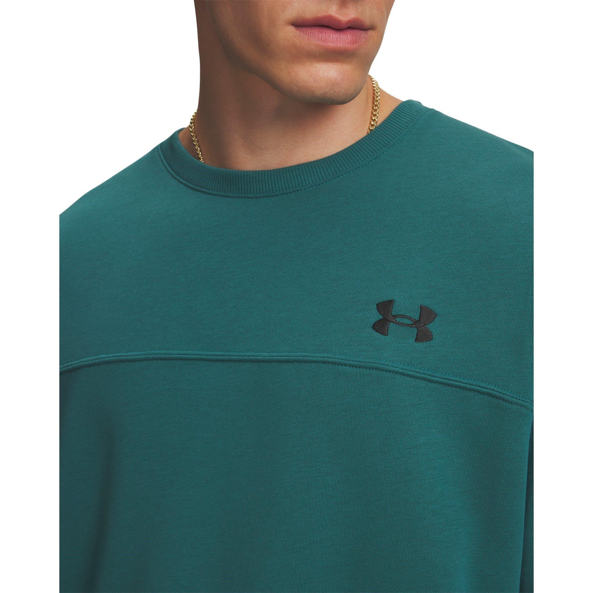 Vert/Noir - Under Armour - Men's Crew Sweatshirt - 3