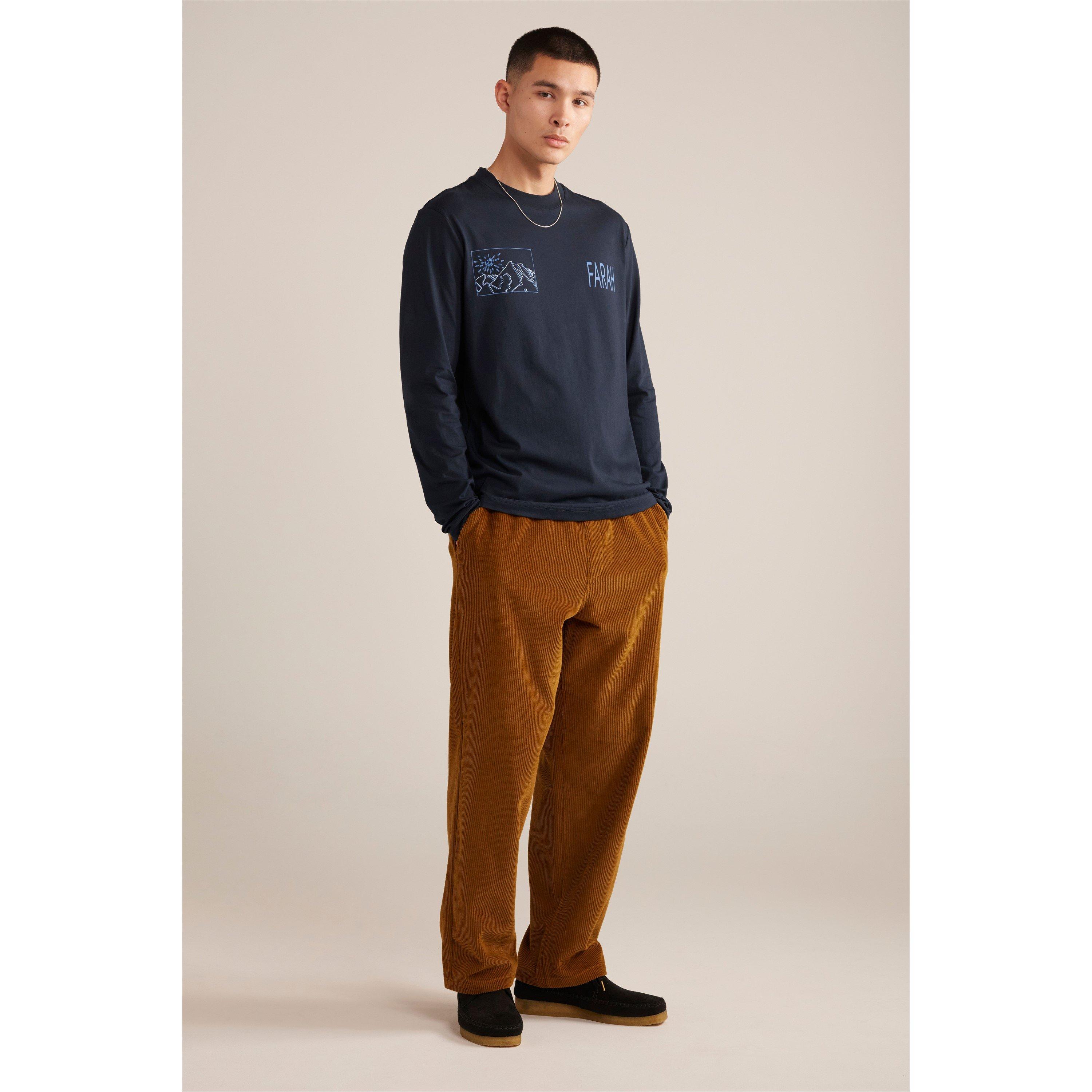 Blu navy vero - Farah - Men's Franz Graph Regular Fit T-Shirt - 2