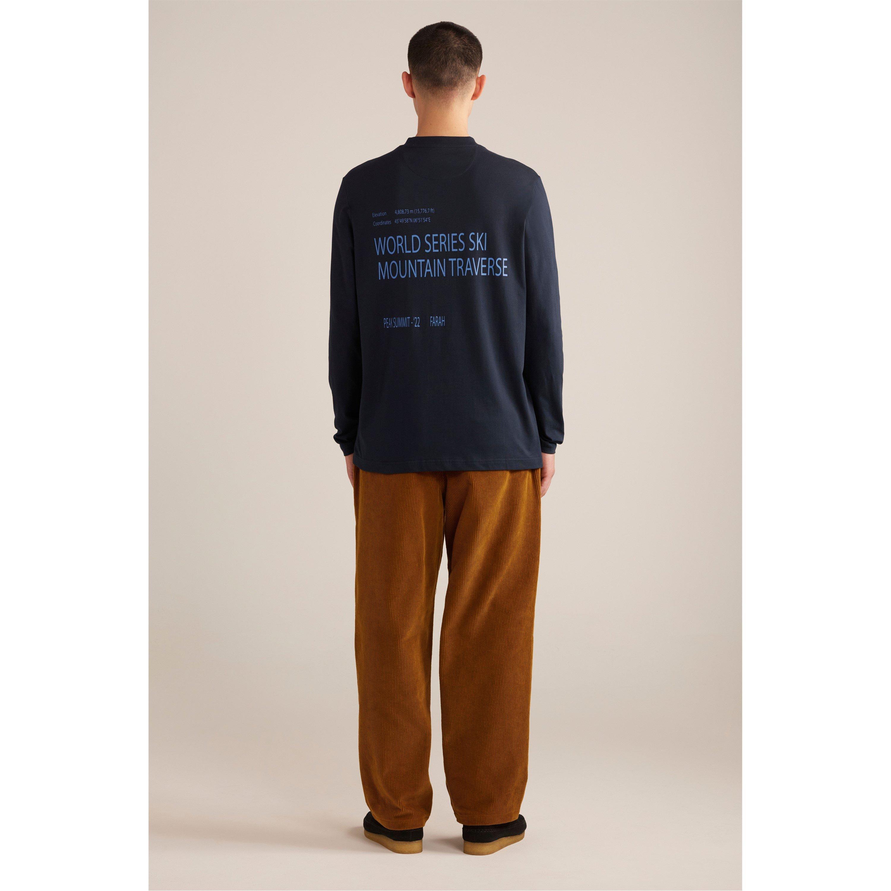 Blu navy vero - Farah - Men's Franz Graph Regular Fit T-Shirt - 3