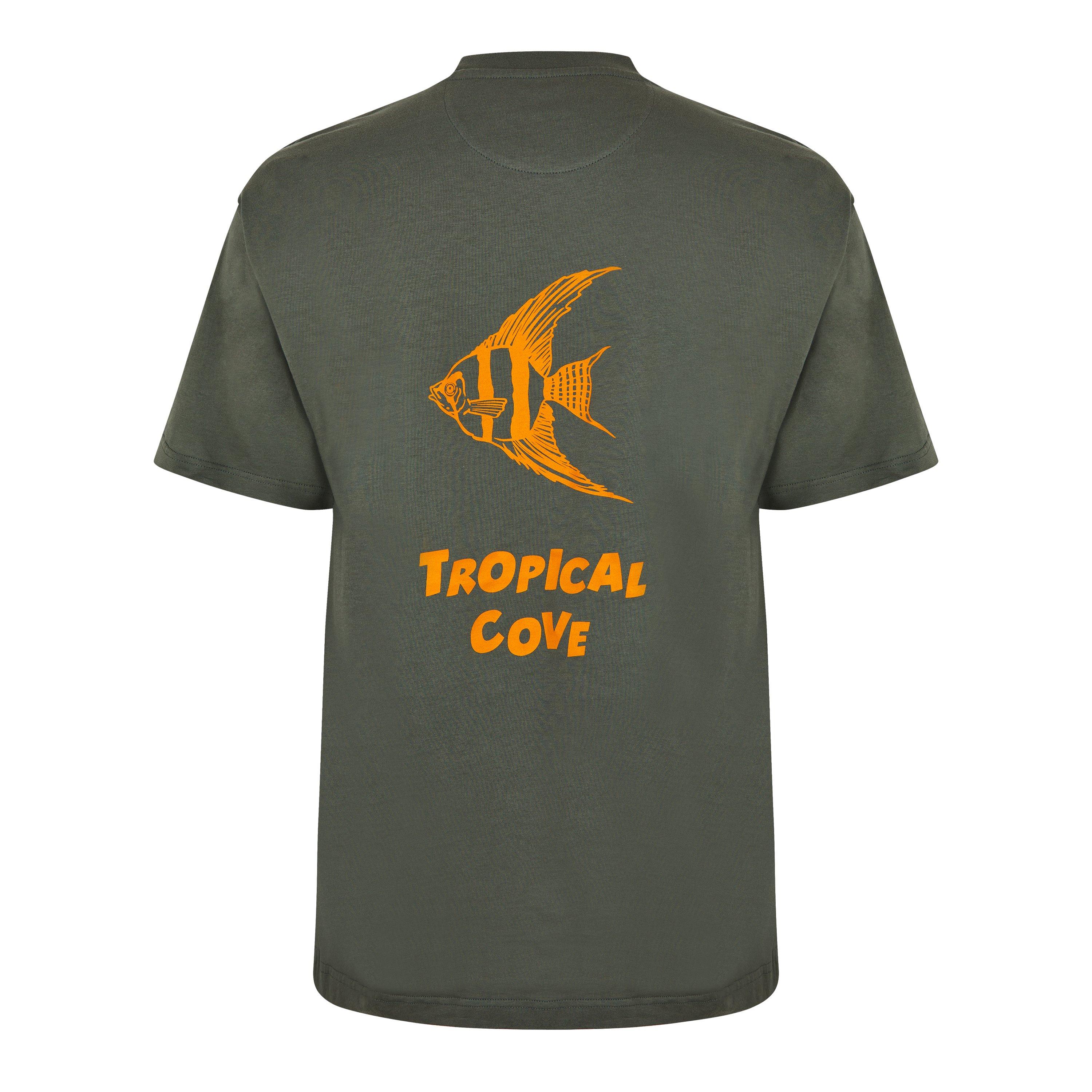 Verde vintage - Farah - Men's Francis Tropic Regular Fit T-Shirt - 2