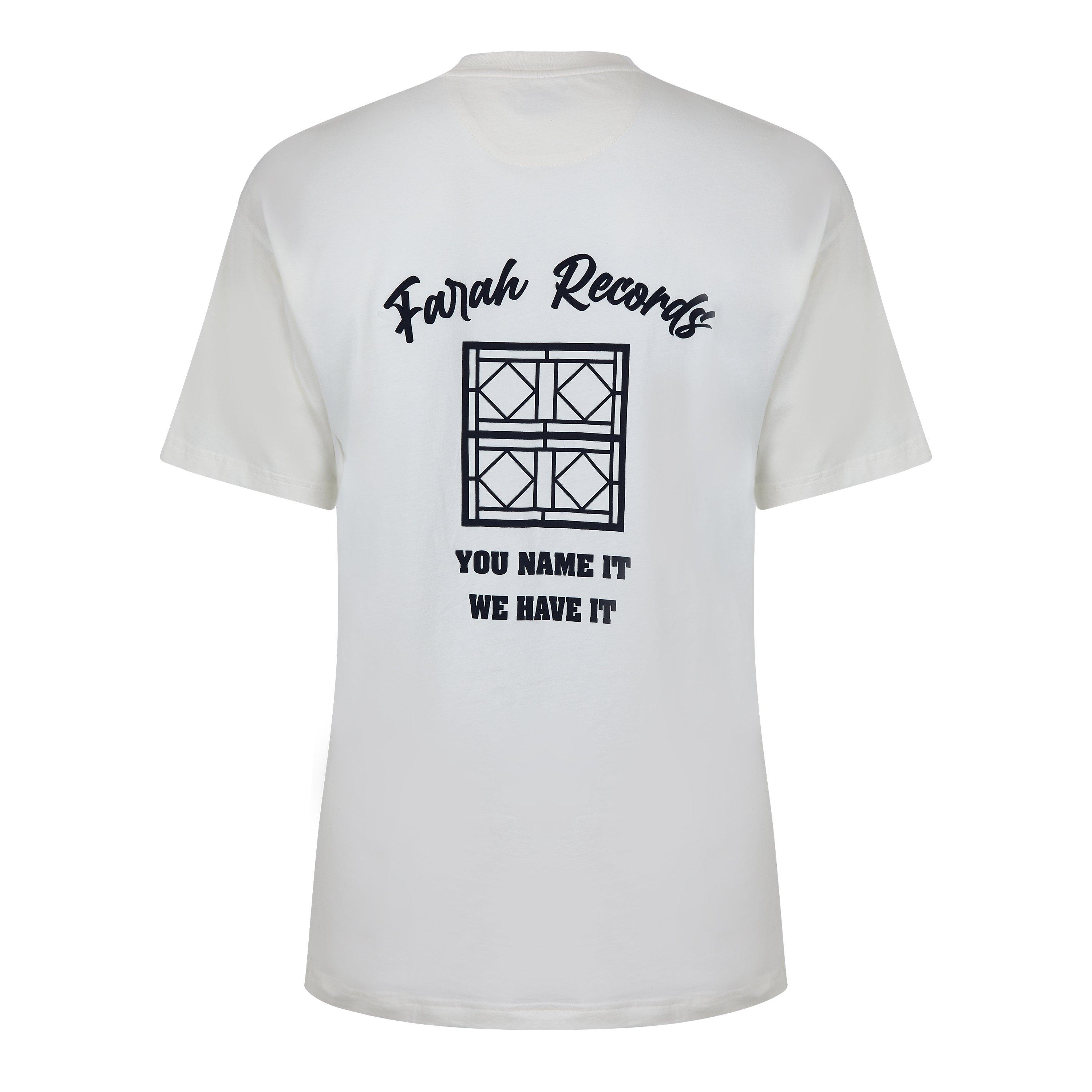 Ecru - Farah - Men's Logo Regular Fit T-Shirt - 2