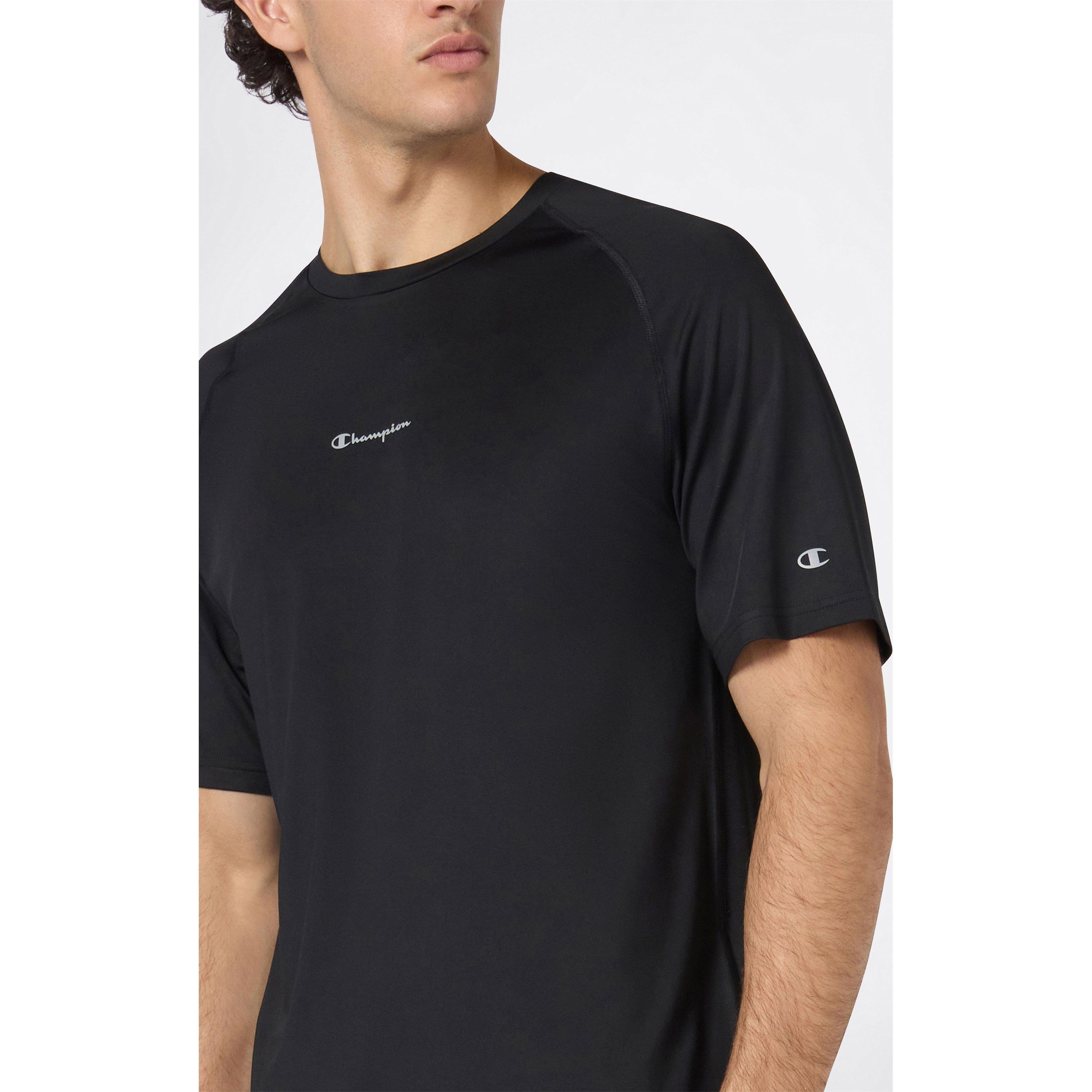 Black - Champion - Men's Short Sleeve Performance Gym Top - 4