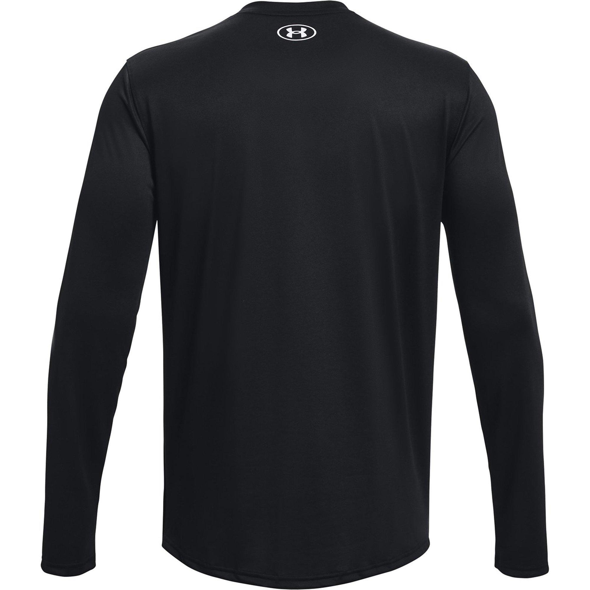 Black/White - Under Armour - Men's Team Tech Long Sleeve T-Shirt - 2