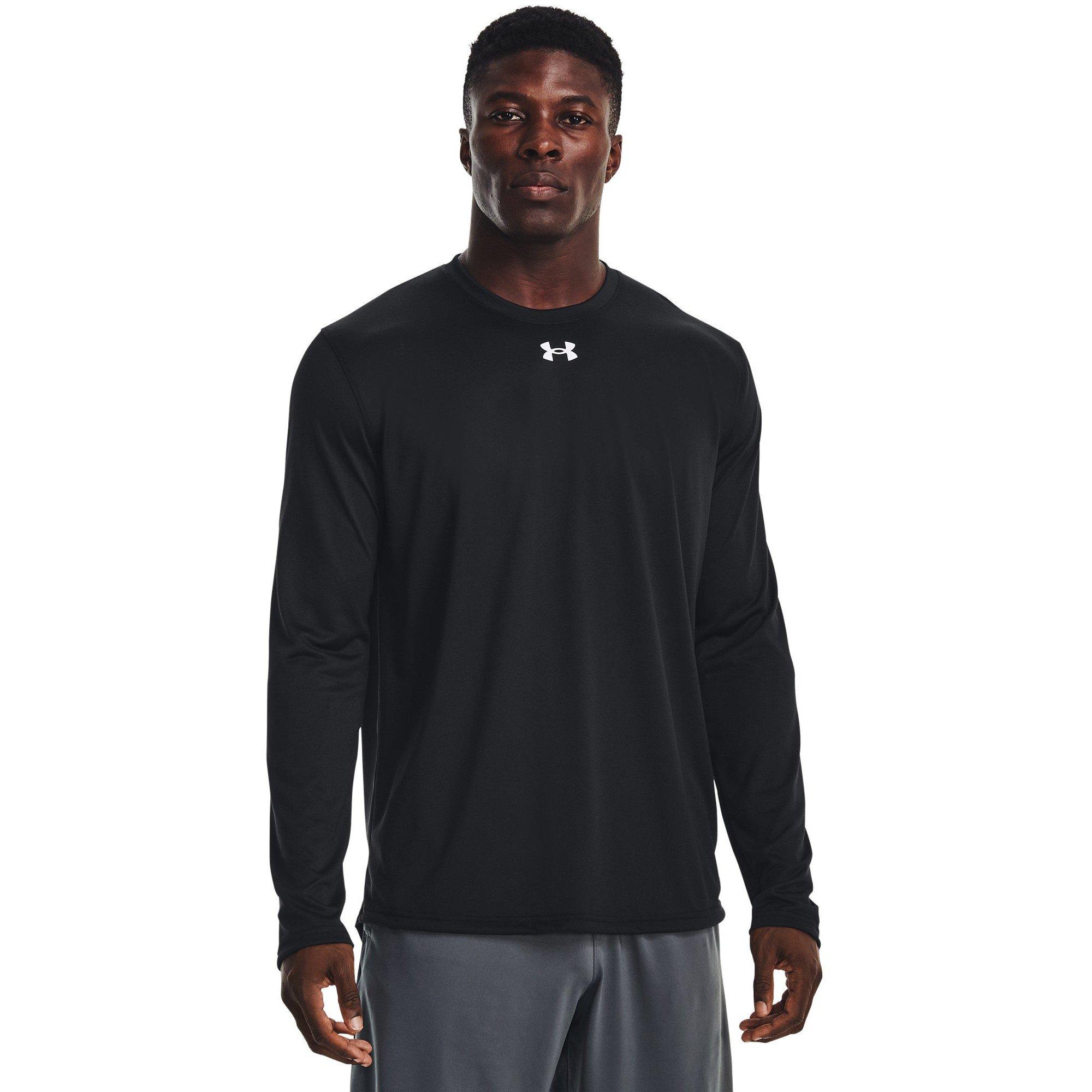 Black/White - Under Armour - Men's Team Tech Long Sleeve T-Shirt - 3